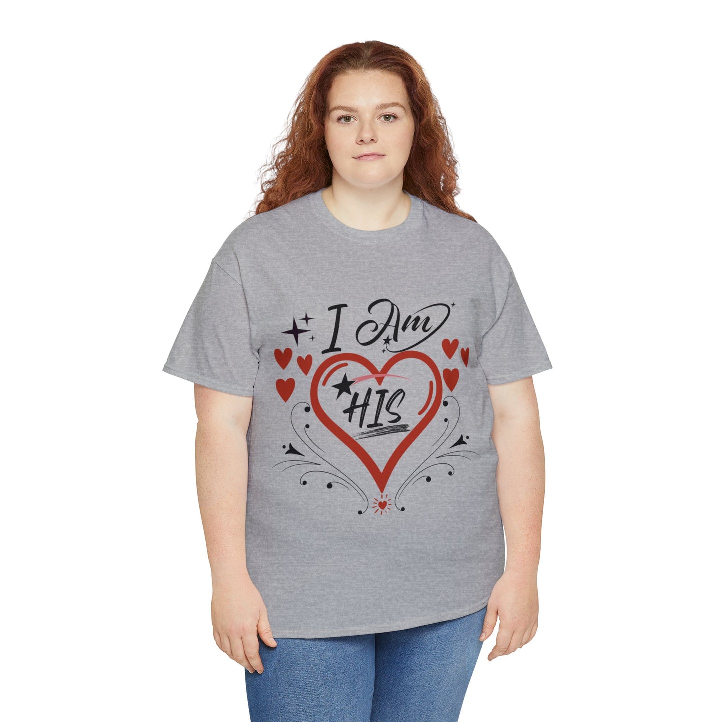 Valentine: I Am His1 - Unisex Heavy Cotton Tee