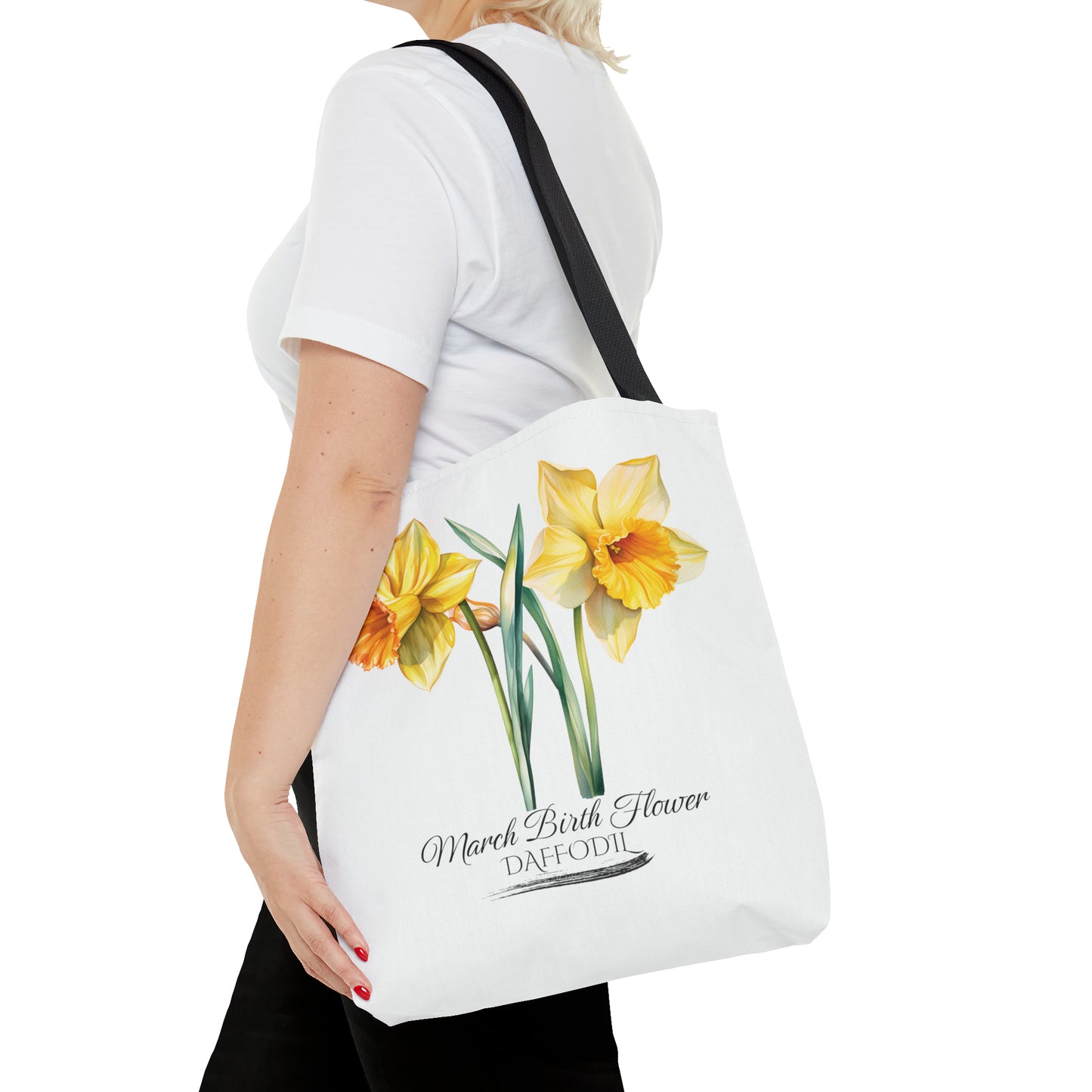 March Birth Flower: Daffodil - Tote Bag (AOP)