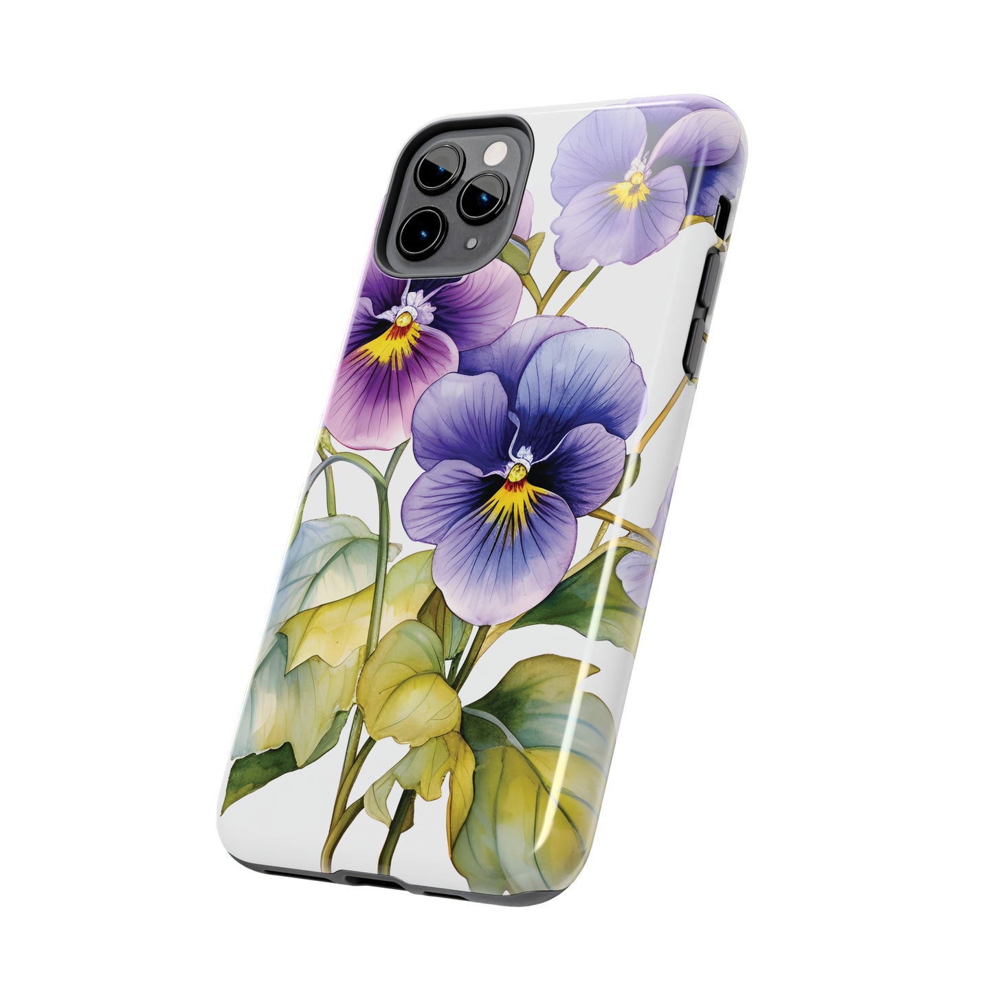 Tough Phone Cases (Violet Flower)