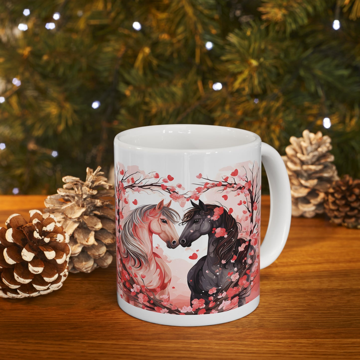 Valentine's Horse: Ceramic Mug 11oz