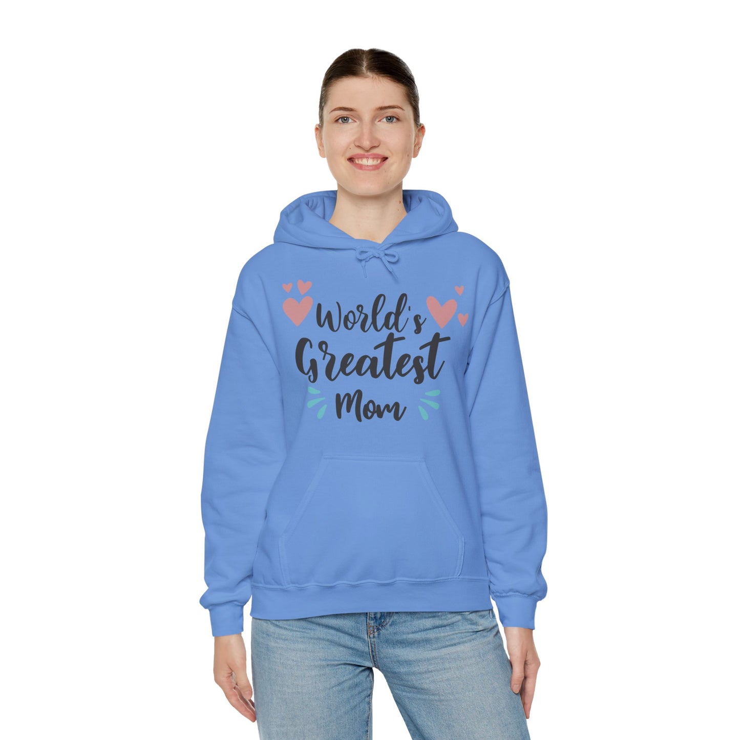 Worl Greatest Mom - Unisex Heavy Blend™ Hooded Sweatshirt