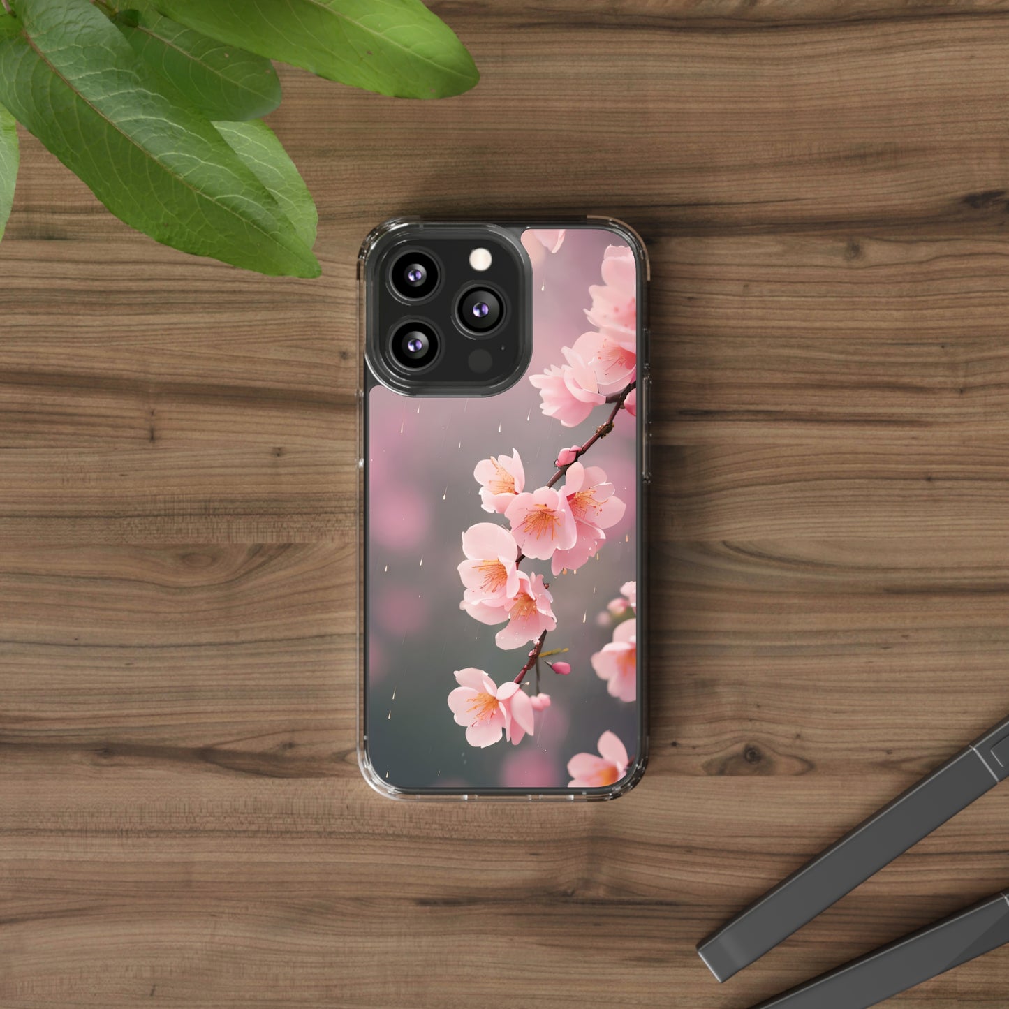 Clear Phone Cases: Blossom Flower