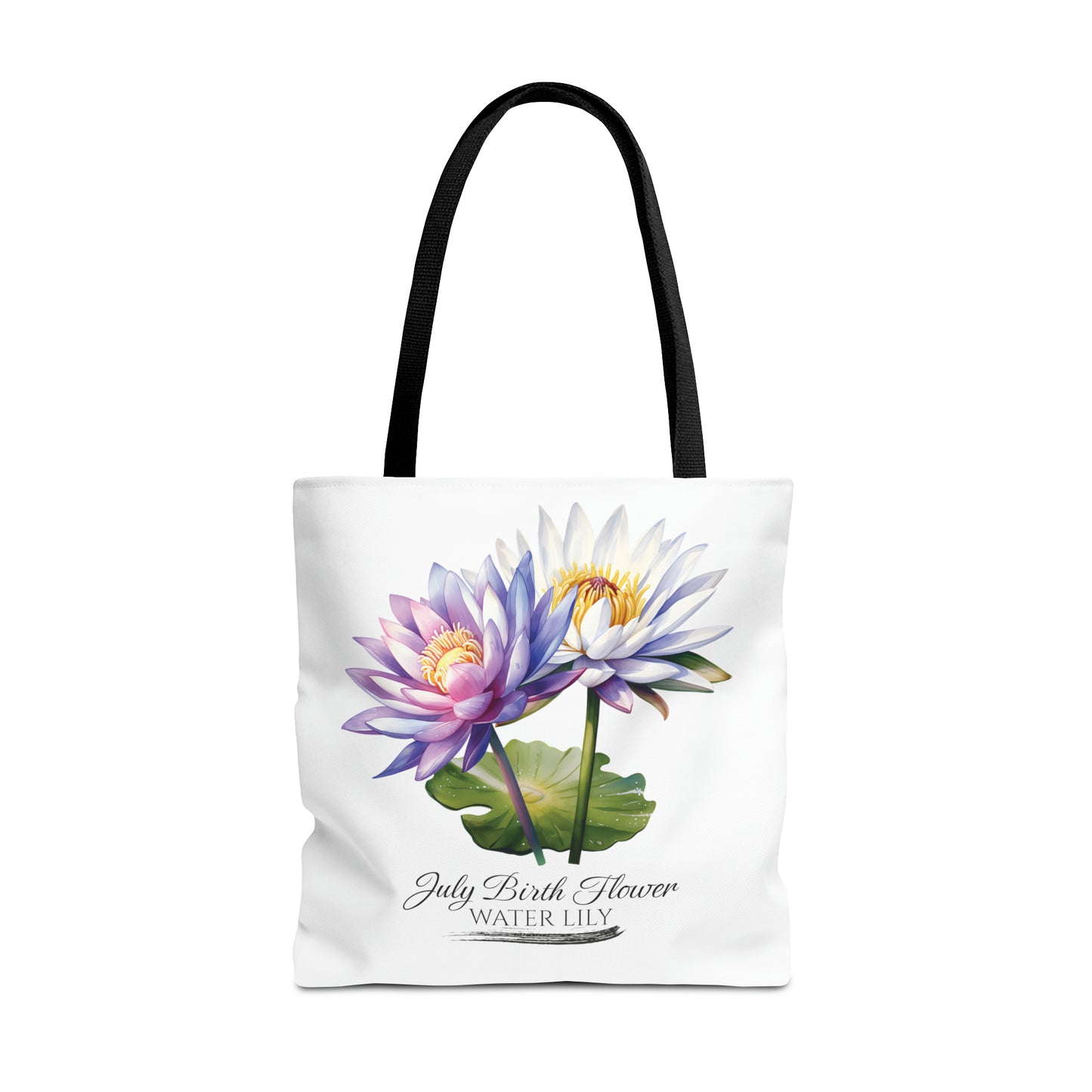 July Birth Flower: Water Lily - Tote Bag (AOP)