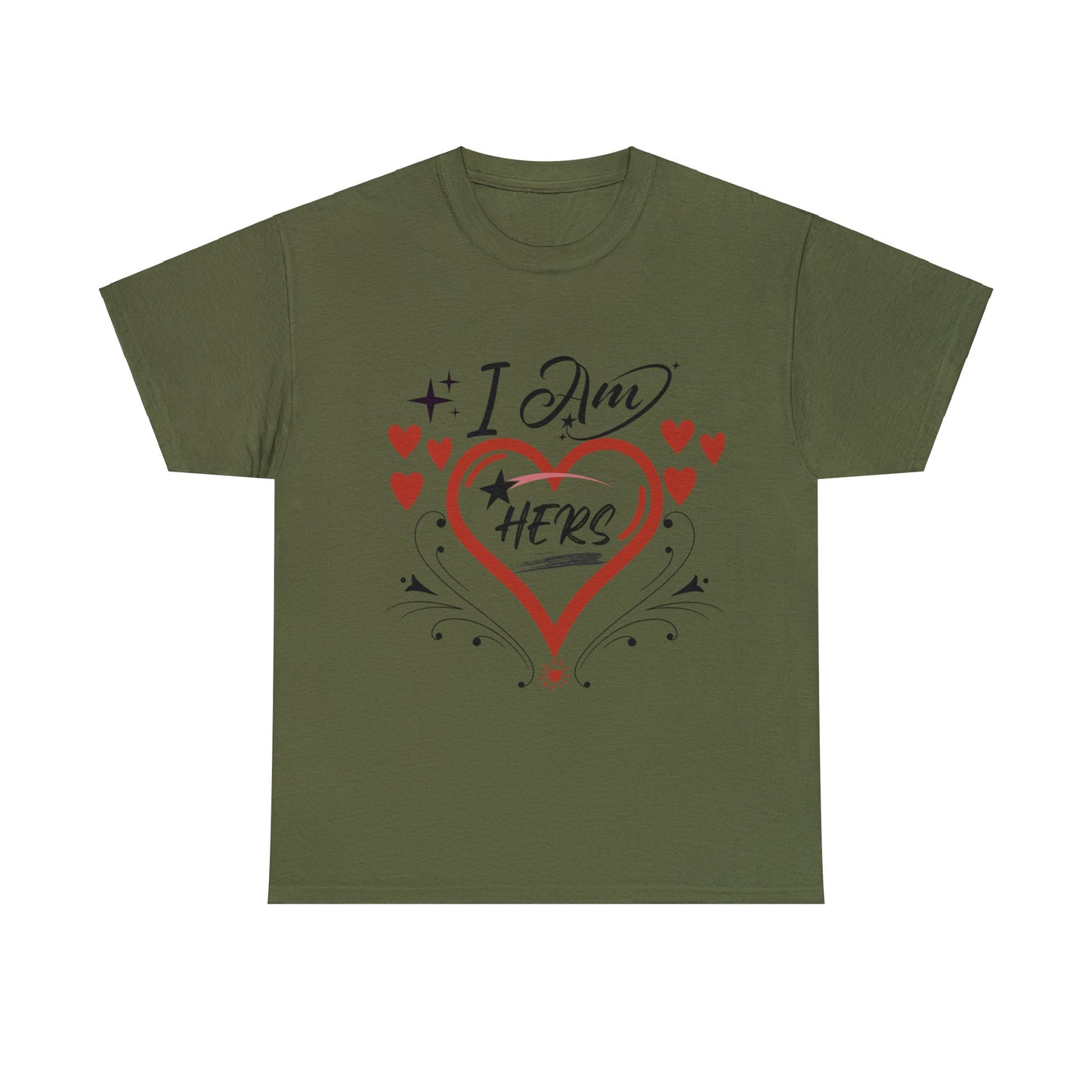 Valentine: I Am Hers1 - Unisex Heavy Cotton Tee