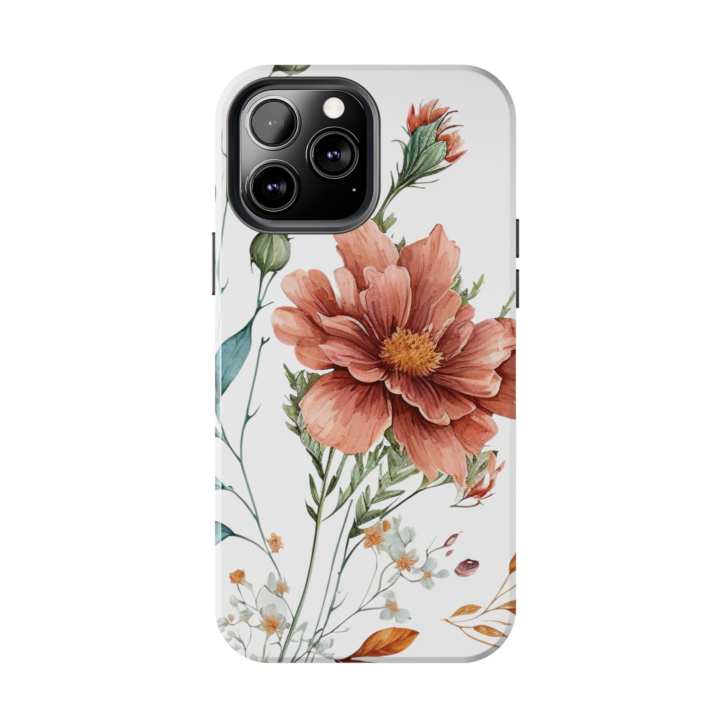 Tough Phone Cases: Watercolor Flower