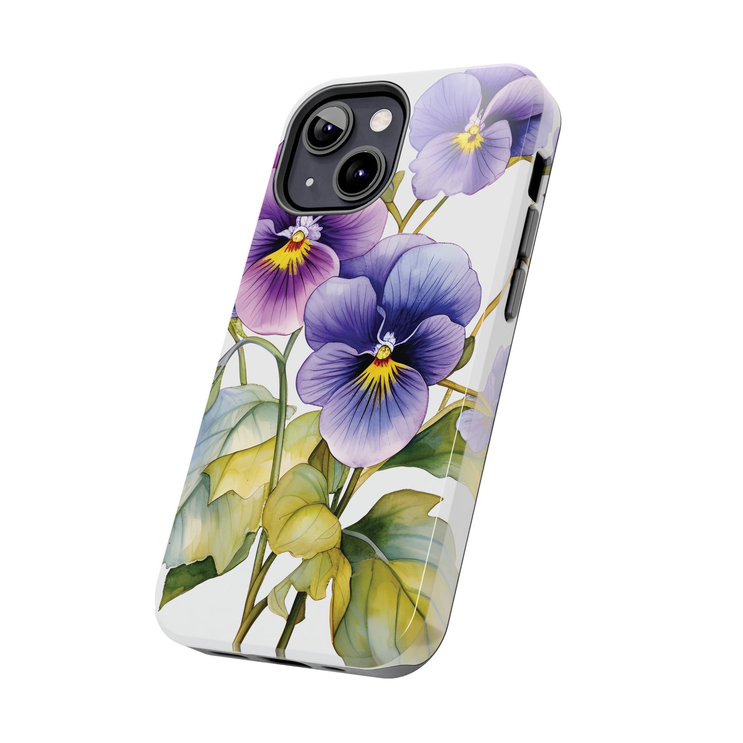 Tough Phone Cases (Violet Flower)