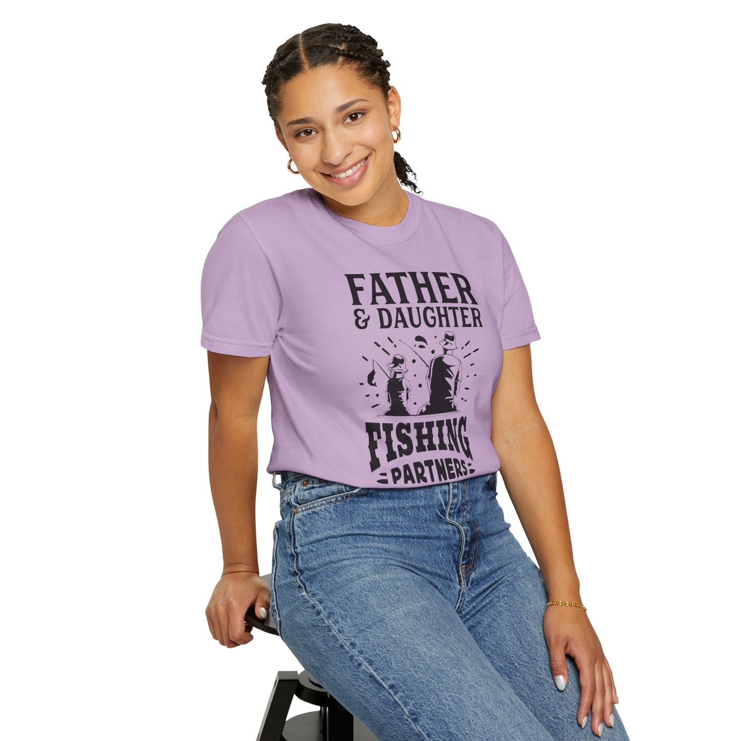 Father and daughter forever: Unisex Garment-Dyed T-shirt