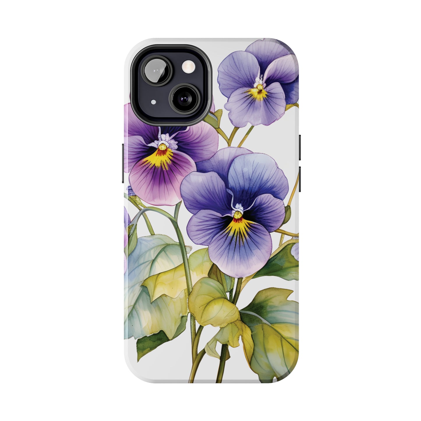 Tough Phone Cases (Violet Flower)