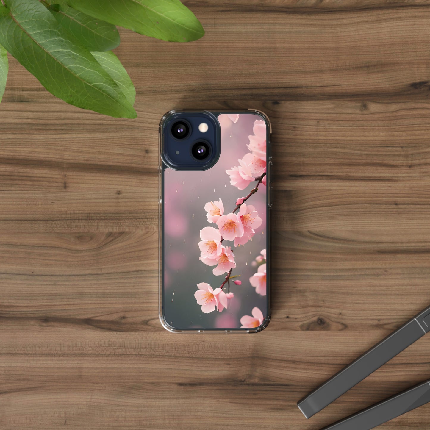 Clear Phone Cases: Blossom Flower