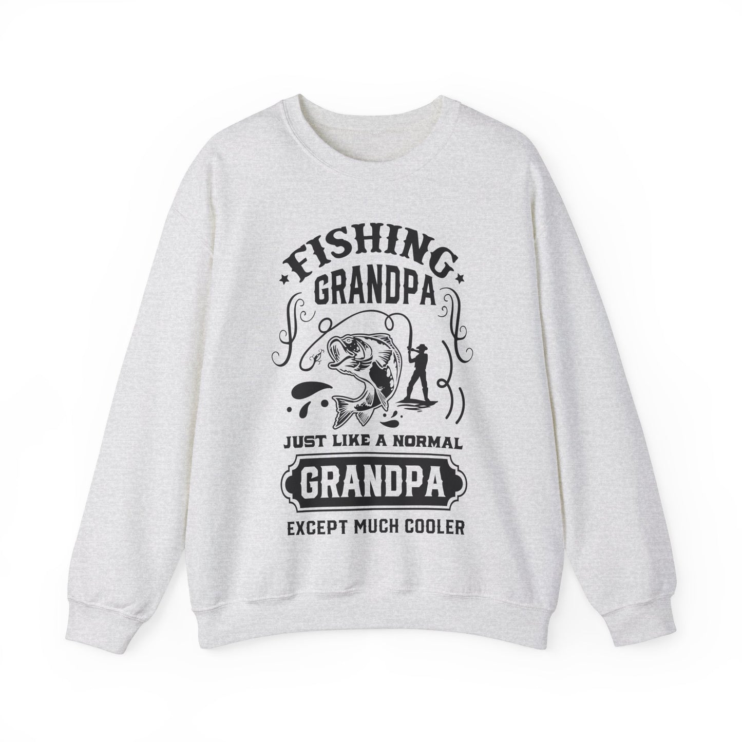 Fishing Grandpa - Unisex Heavy Blend™ Crewneck Sweatshirt