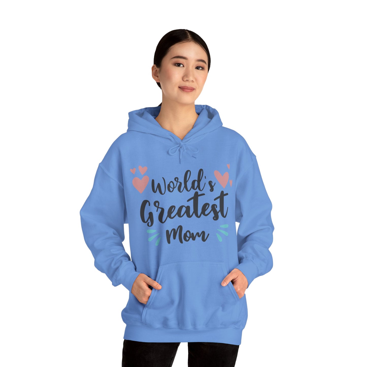 Worl Greatest Mom - Unisex Heavy Blend™ Hooded Sweatshirt