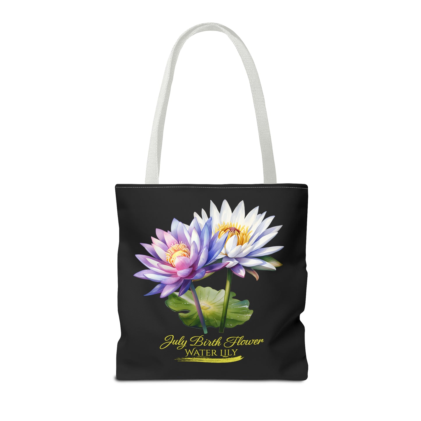 July Birth Flower: Water Lily - Tote Bag (AOP)