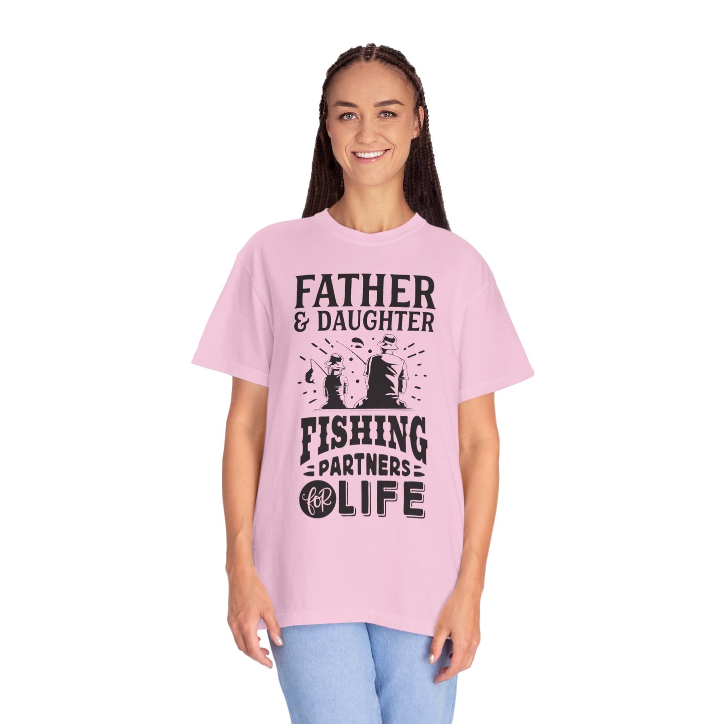 Father and daughter forever: Unisex Garment-Dyed T-shirt