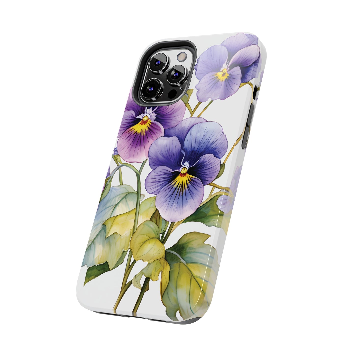 Tough Phone Cases (Violet Flower)