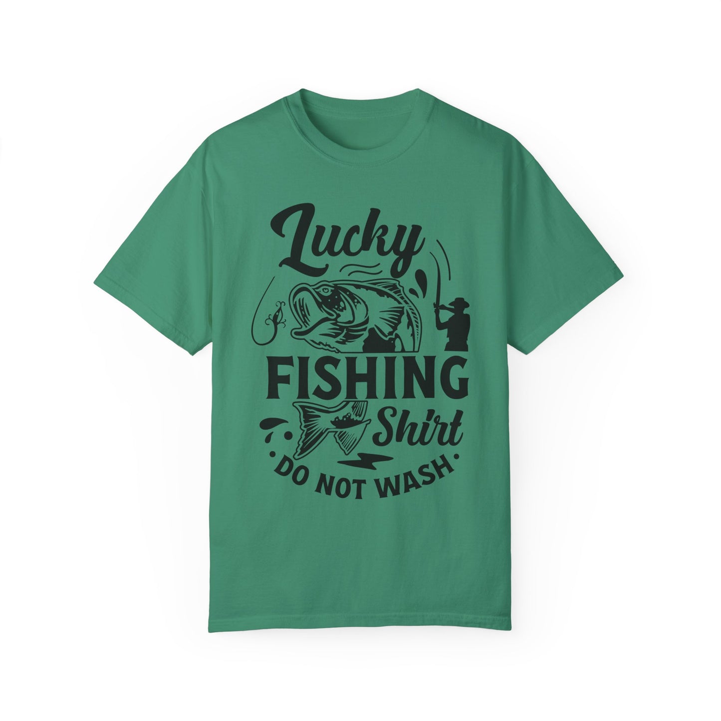 Lucky fishing shirt: Unisex Garment-Dyed T-shirt