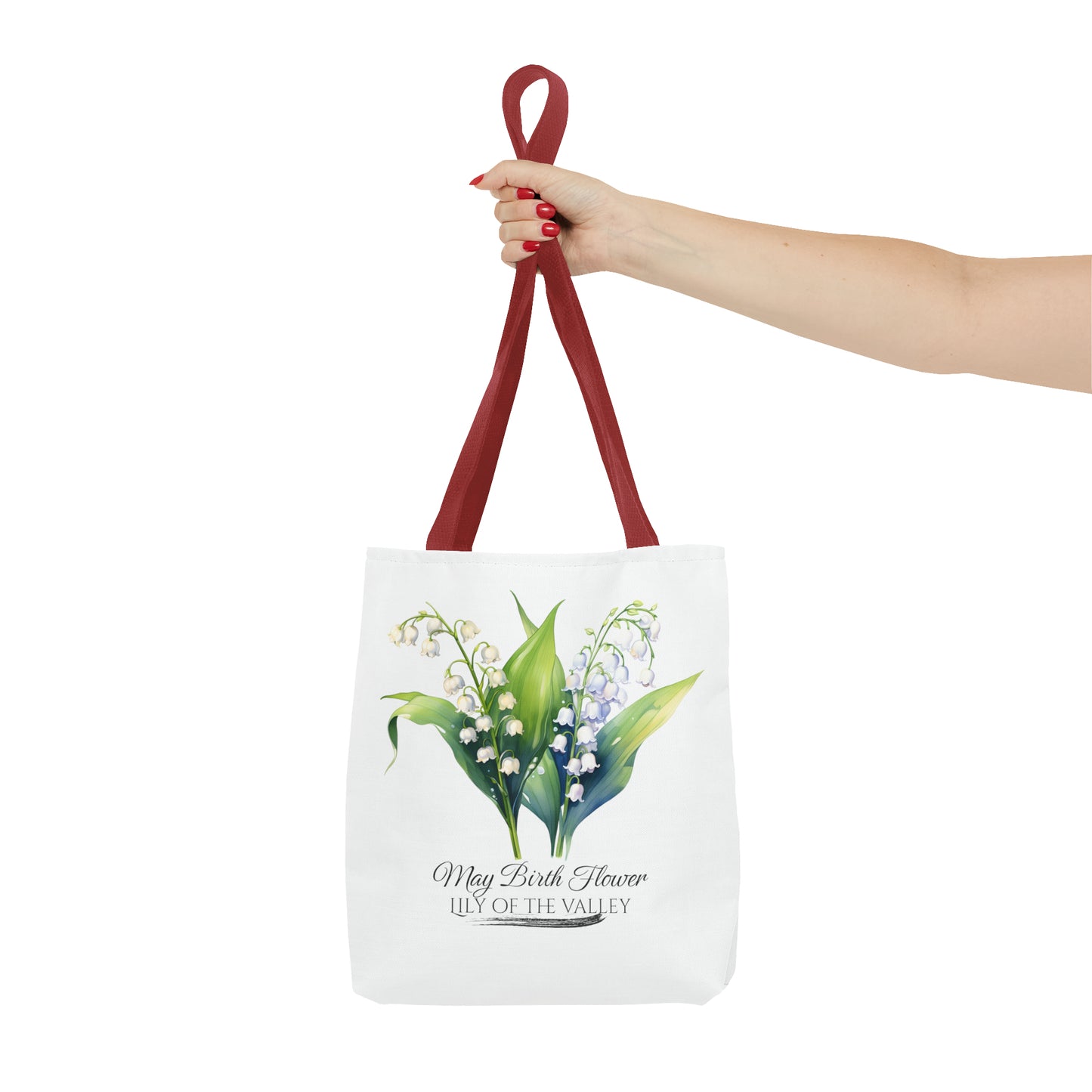 May Birth Flower: Lily of the valley - Tote Bag (AOP)