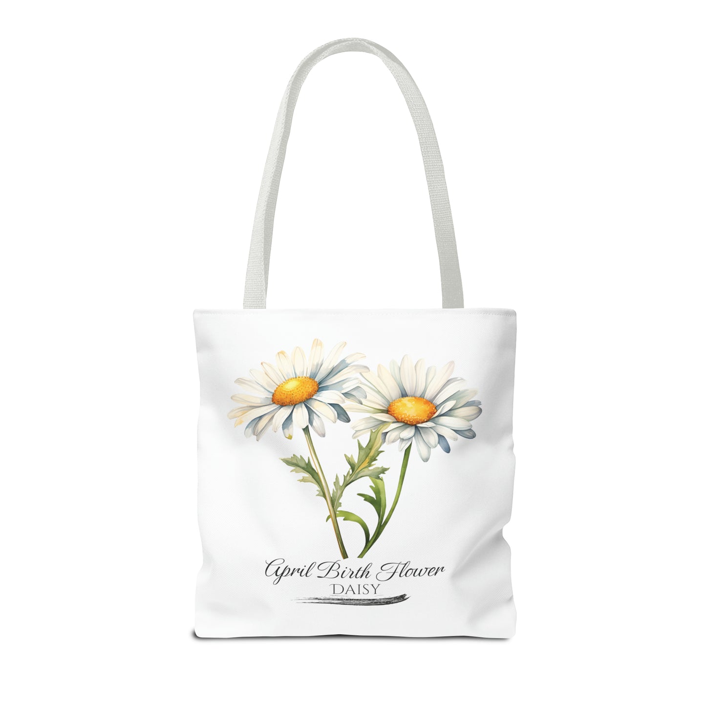 April Birth Flower: Daisy - Tote Bag (AOP)