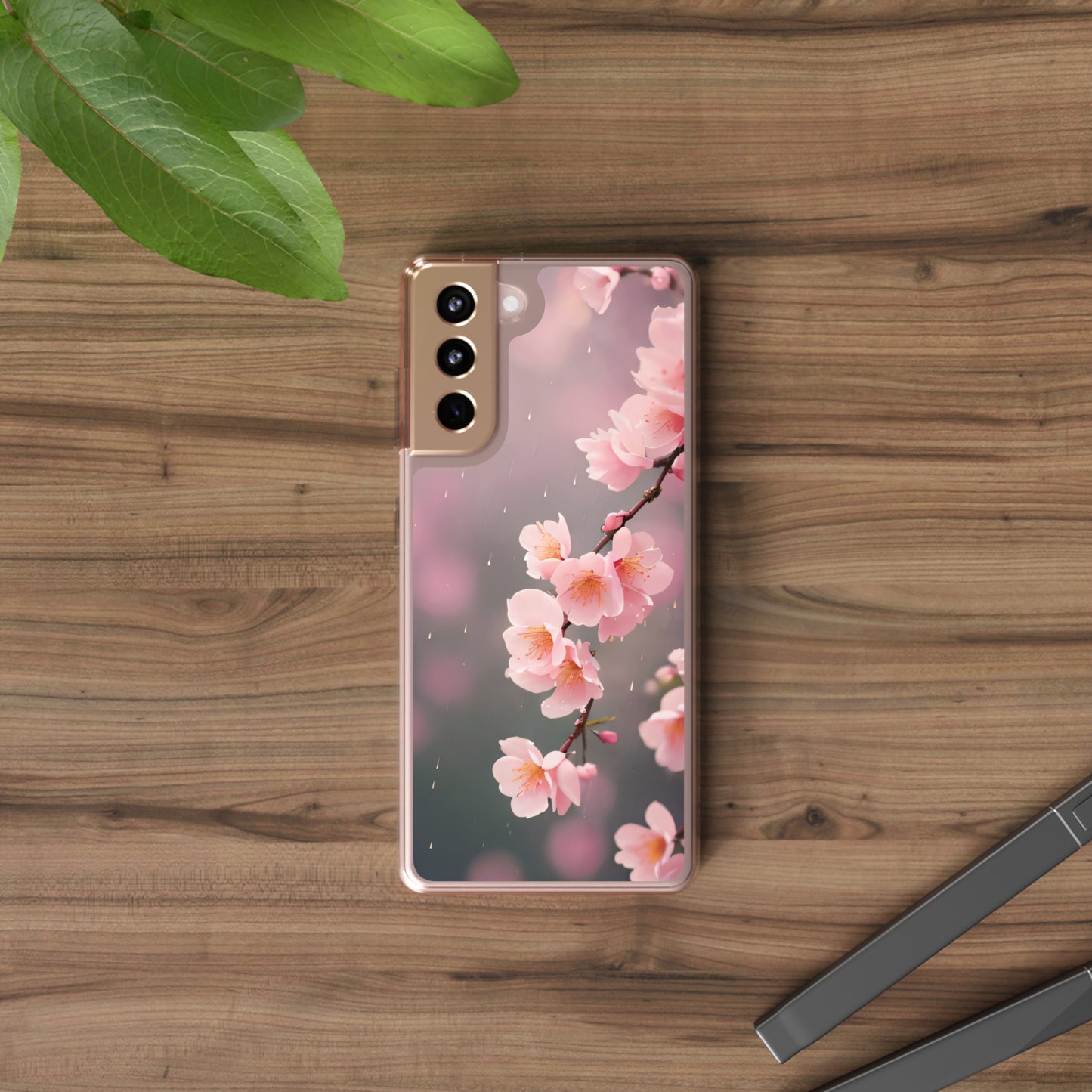 Clear Phone Cases: Blossom Flower