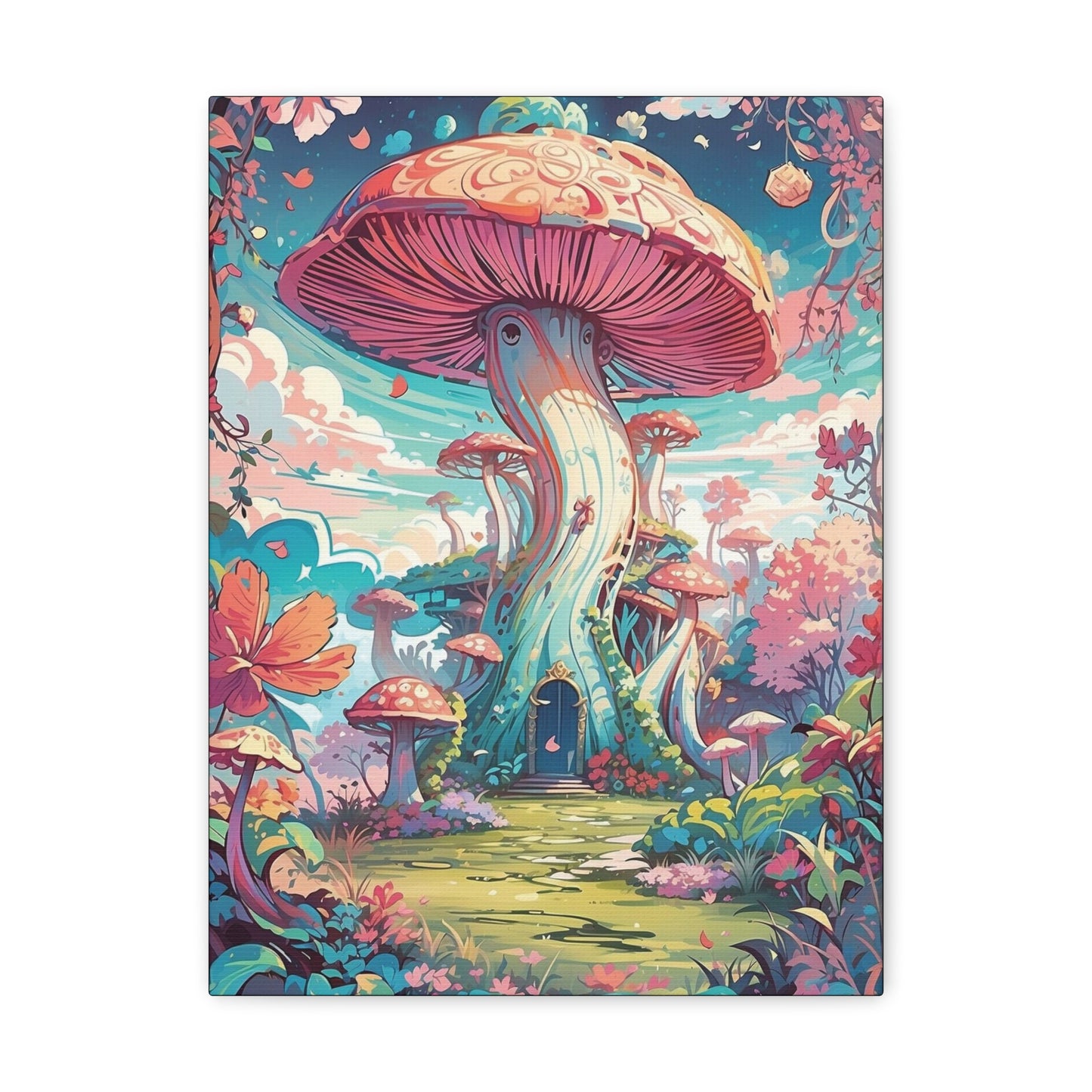 Mushroom Cabin: Canvas Gallery Wraps