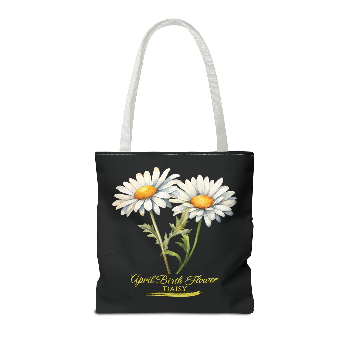 April Birth Flower: Daisy - Tote Bag (AOP)