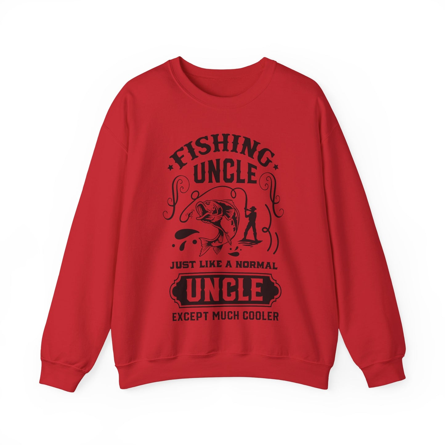 Fishing Uncle - Unisex Heavy Blend™ Crewneck Sweatshirt