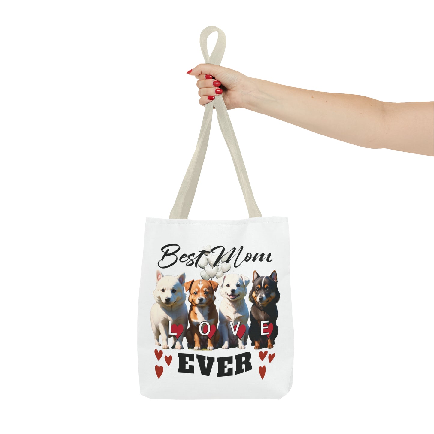 Valentine: Best Mom Ever - Tote Bag (AOP)