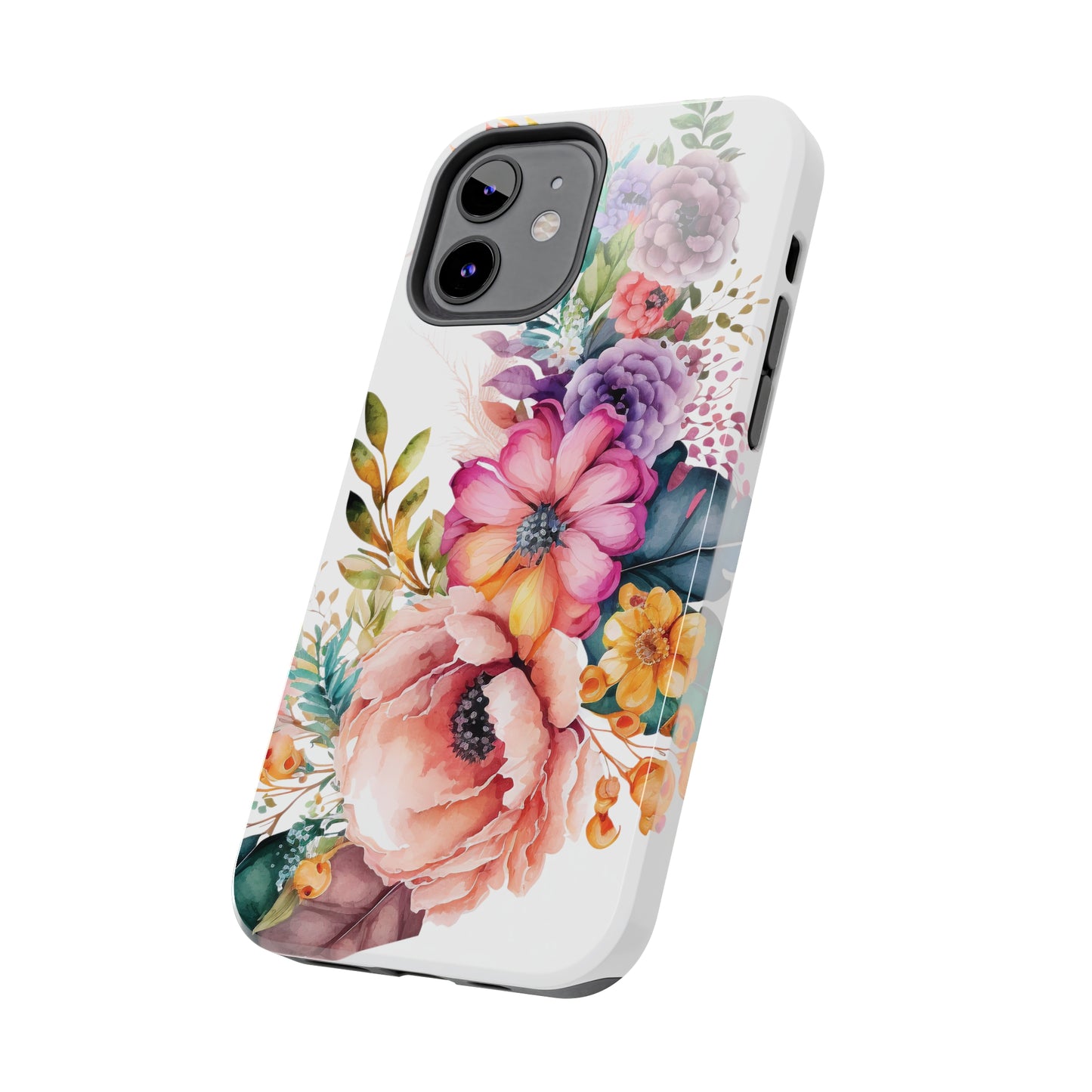 Tough Phone Cases: Watercolor Flowers