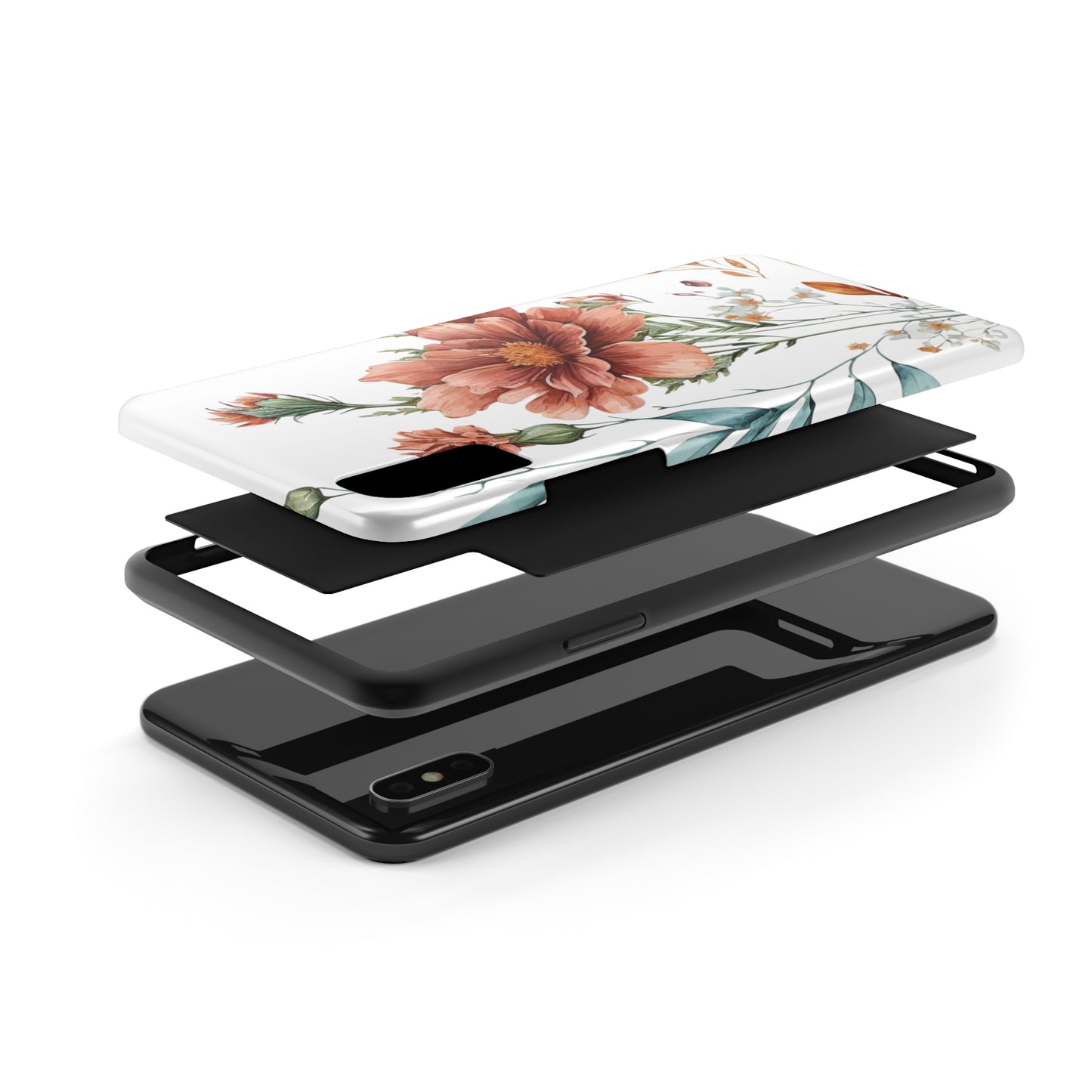 Tough Phone Cases: Watercolor Flower