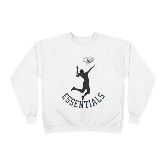 Stylish Eco-Friendly Crewneck Sweatshirt with 'Essentials' Graphic | Ideal for Athletes, Casual Wear, Sports Events and Holiday Gifts