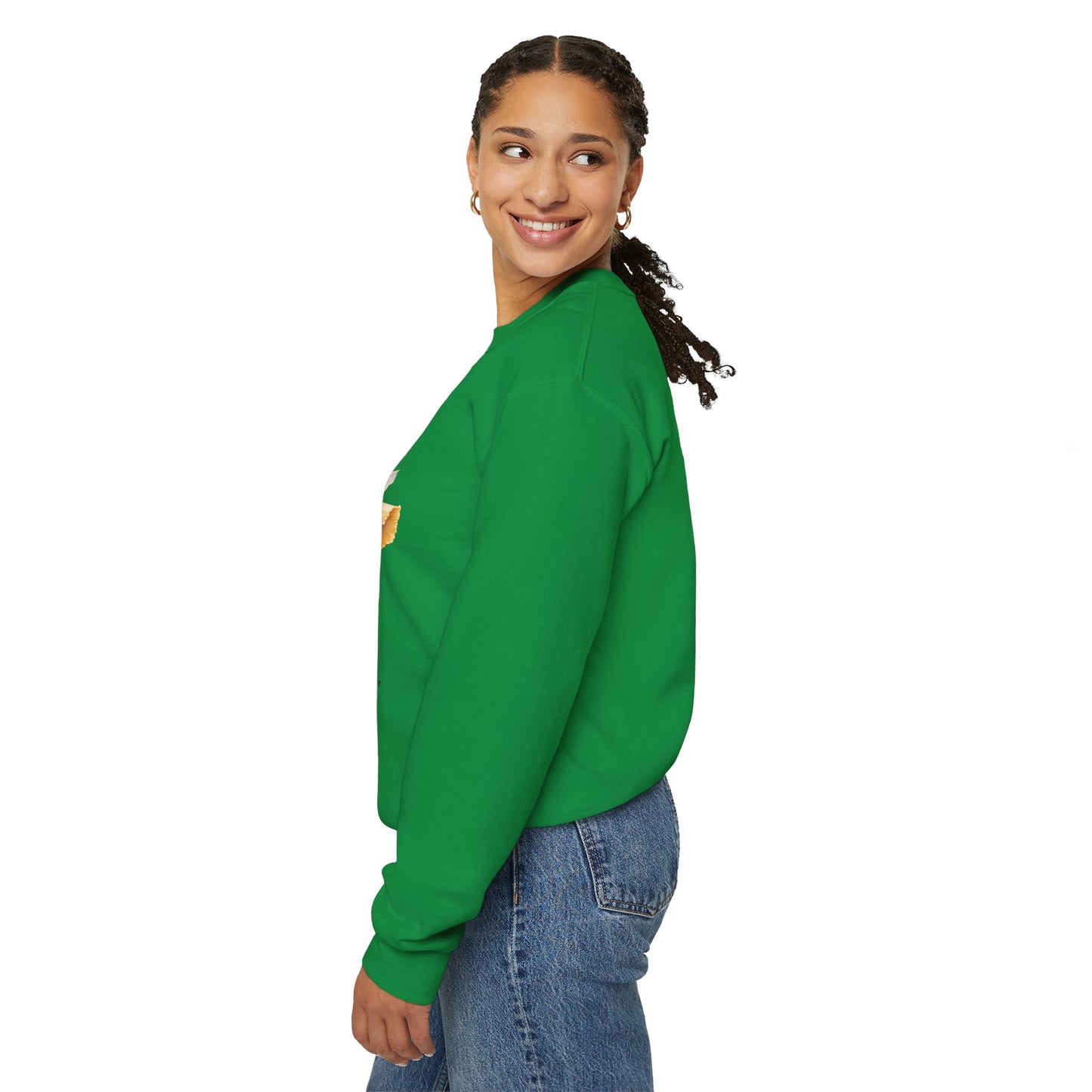 December Birth Flower (Narcisus) - Unisex Heavy Blend™ Crewneck Sweatshirt