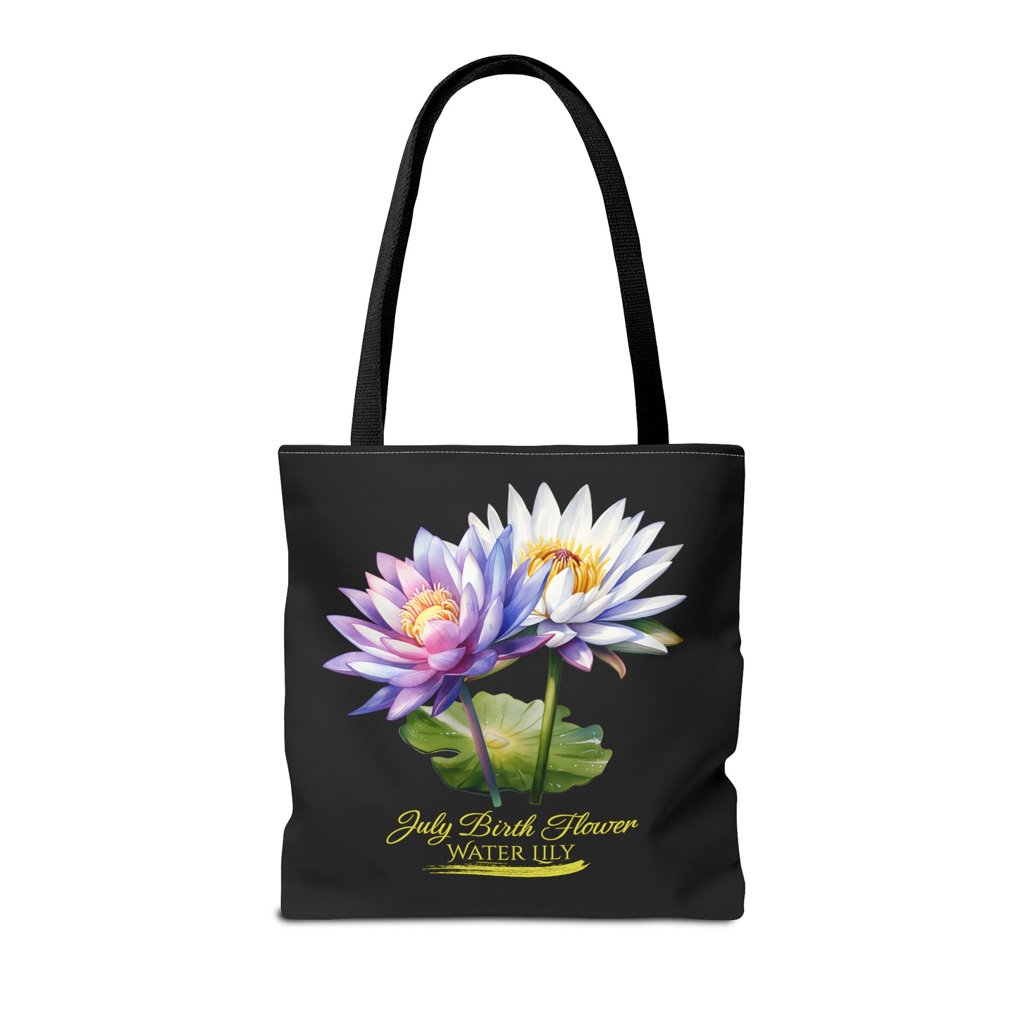 July Birth Flower: Water Lily - Tote Bag (AOP)