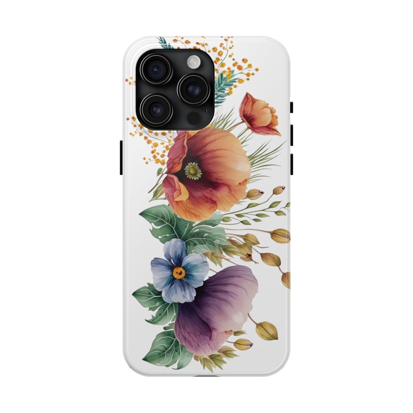 Tough Phone Cases: Watercolor Flower