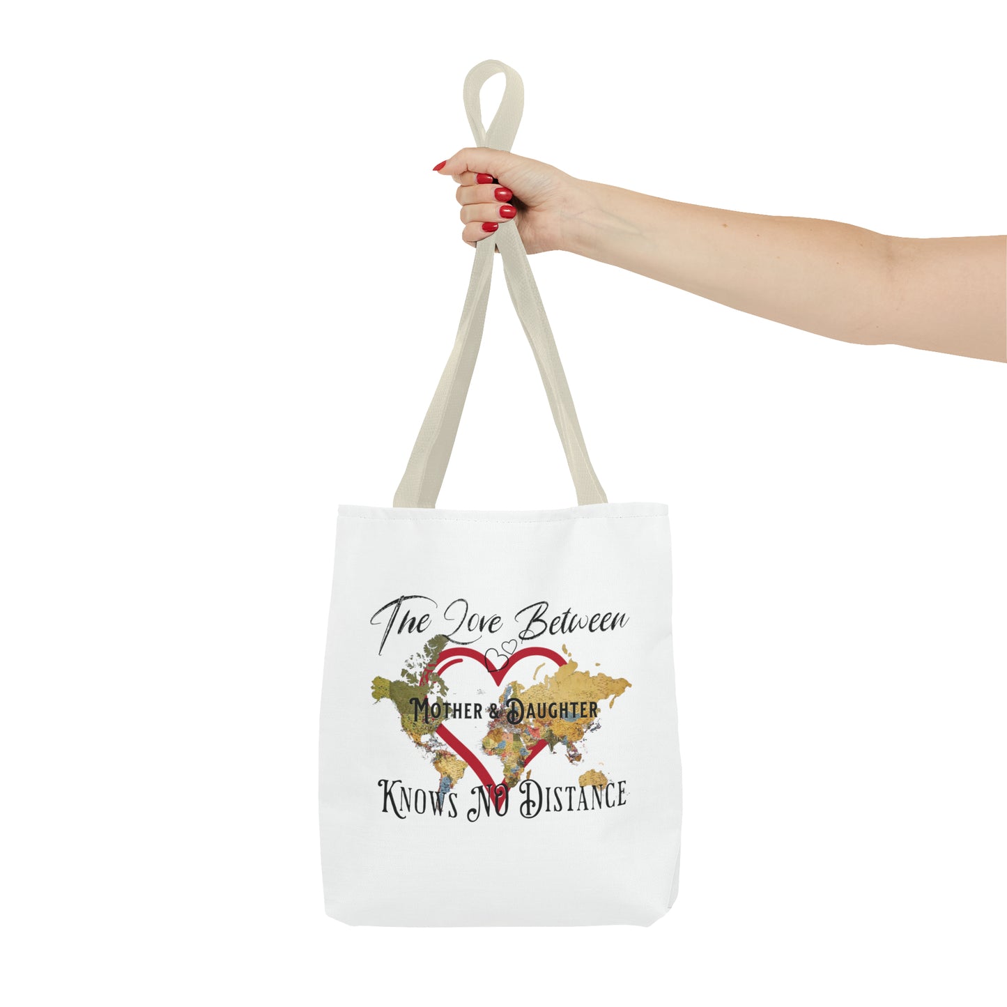 The love between mother and daughter knows no distance - Tote Bag (AOP)