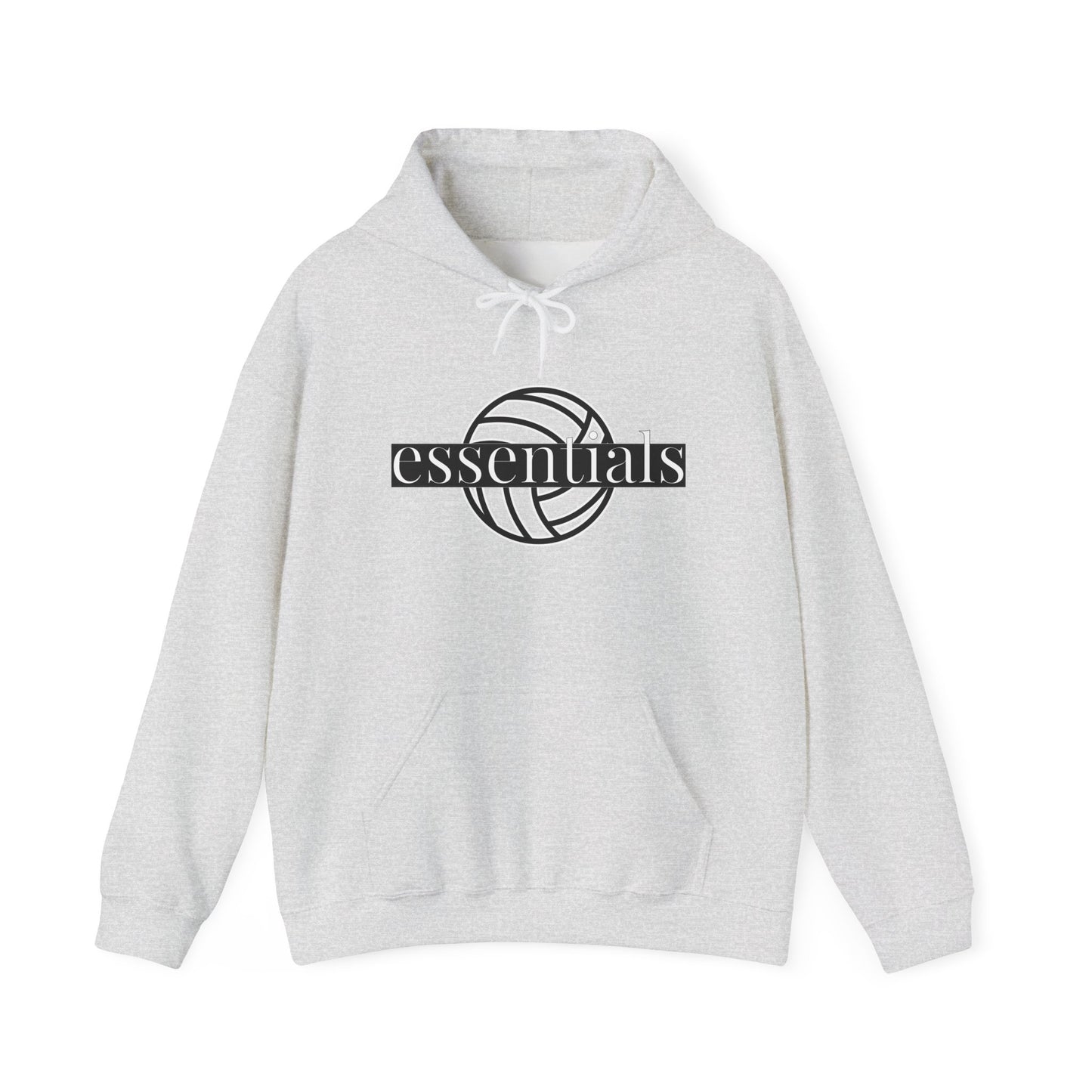 Volleyball Essentials Hoodie, Unisex Sweatshirt for Players, Casual Wear, Sports Apparel, Gift for Volleyball Lovers, Comfortable Warmth