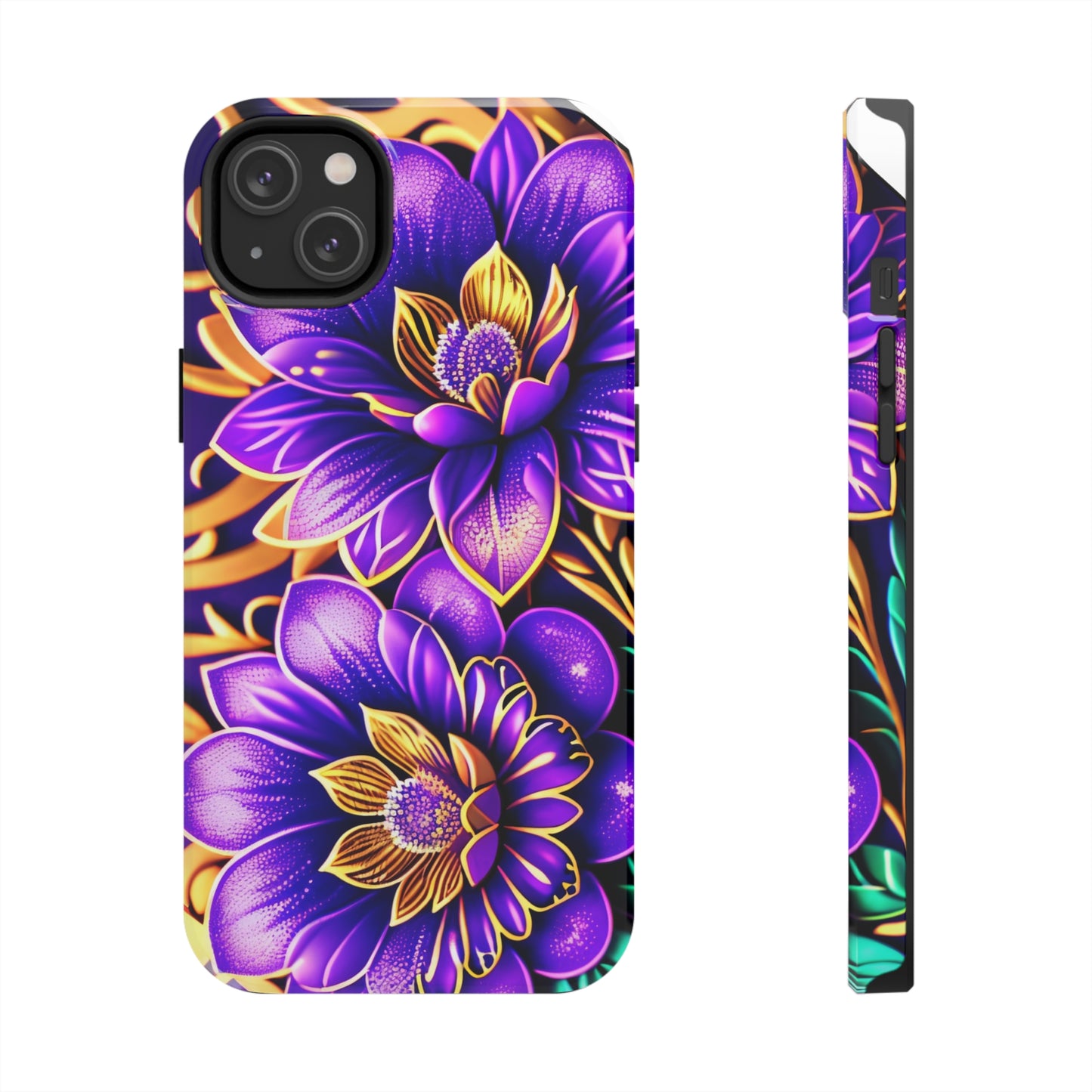 Tough Phone Cases: Fantasy Blossom Flowers