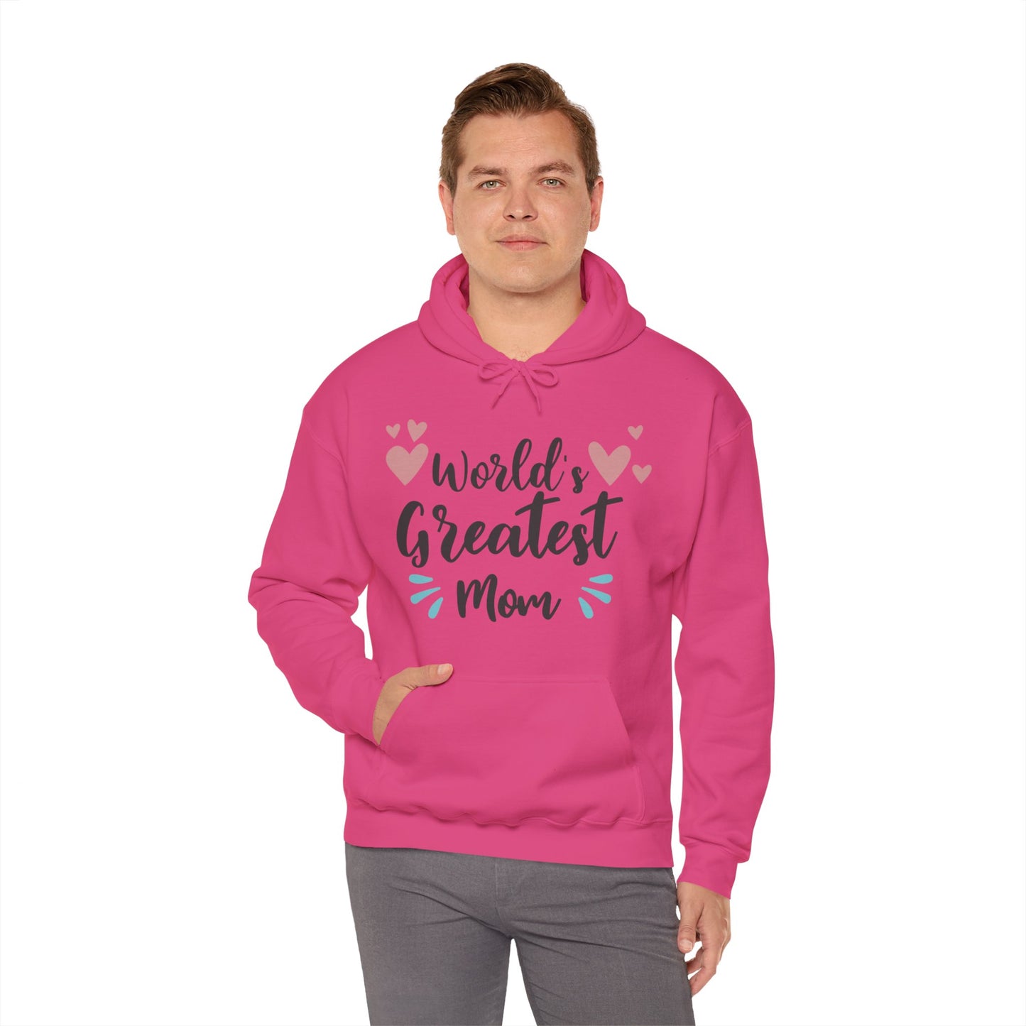 Worl Greatest Mom - Unisex Heavy Blend™ Hooded Sweatshirt