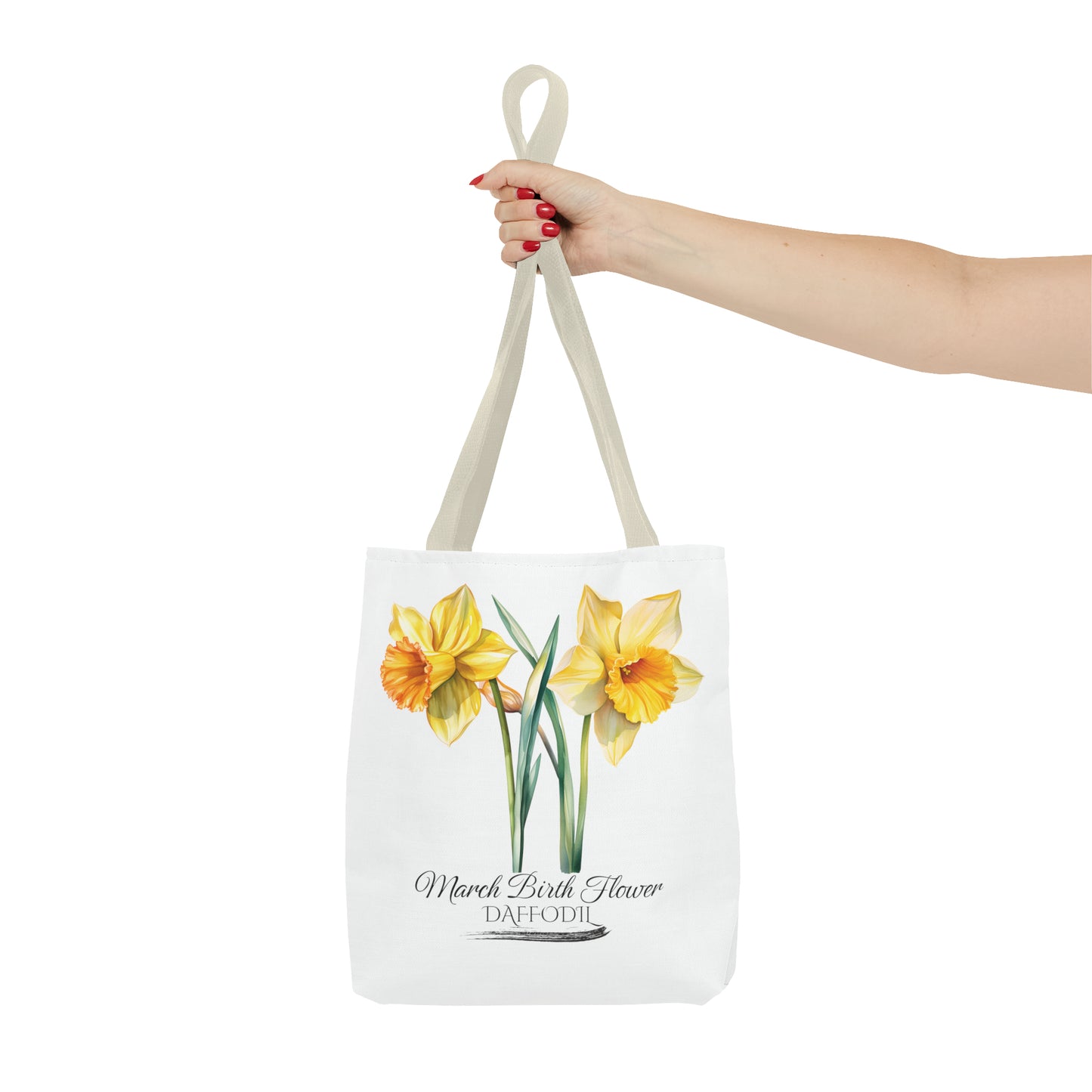 March Birth Flower: Daffodil - Tote Bag (AOP)