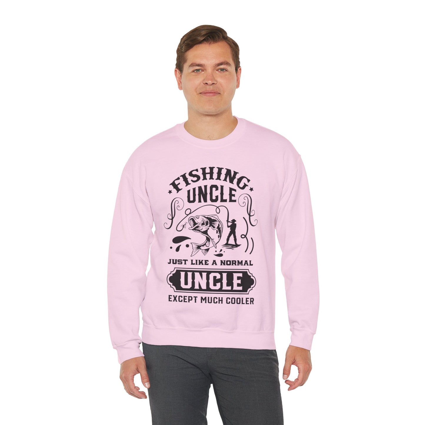 Fishing Uncle - Unisex Heavy Blend™ Crewneck Sweatshirt