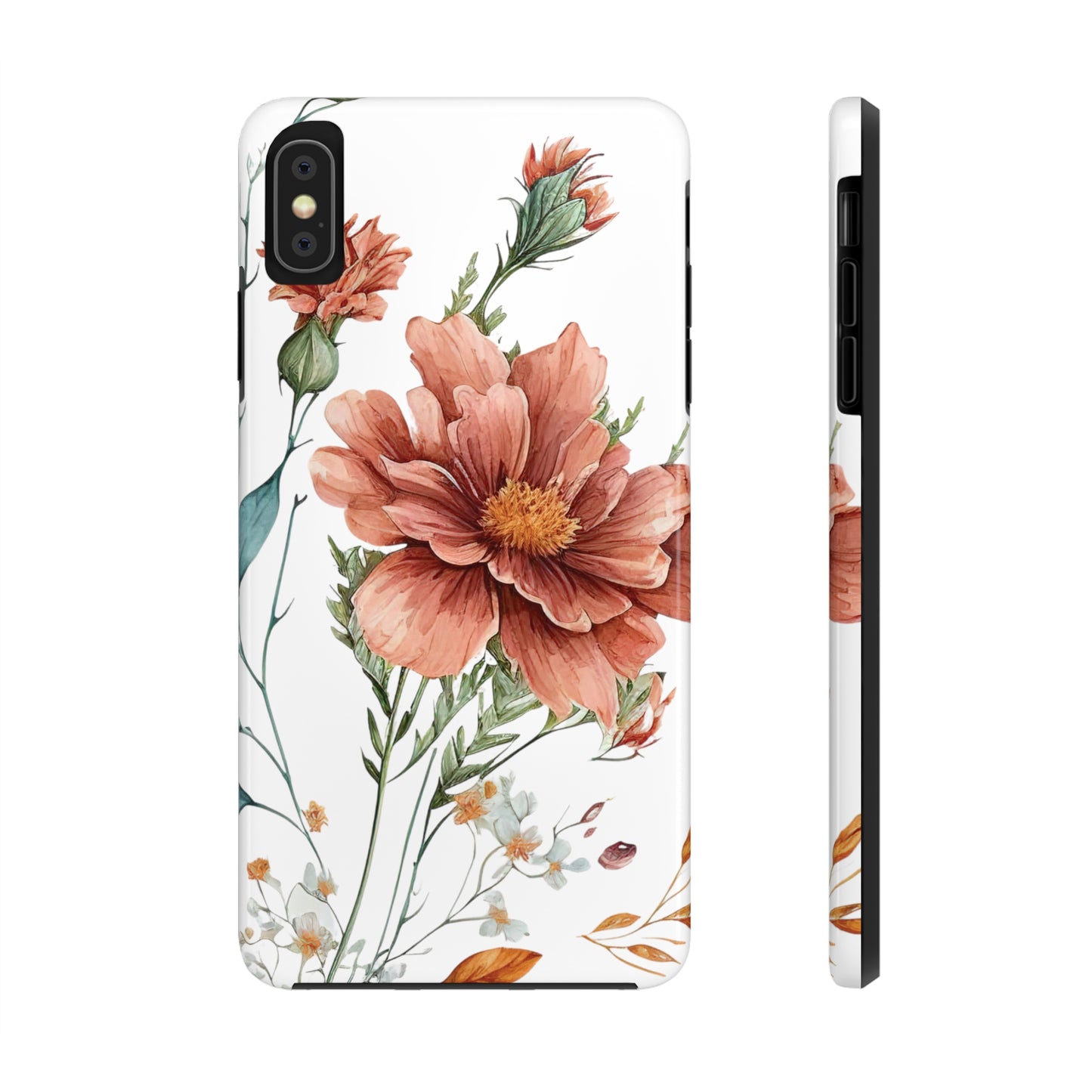 Tough Phone Cases: Watercolor Flower