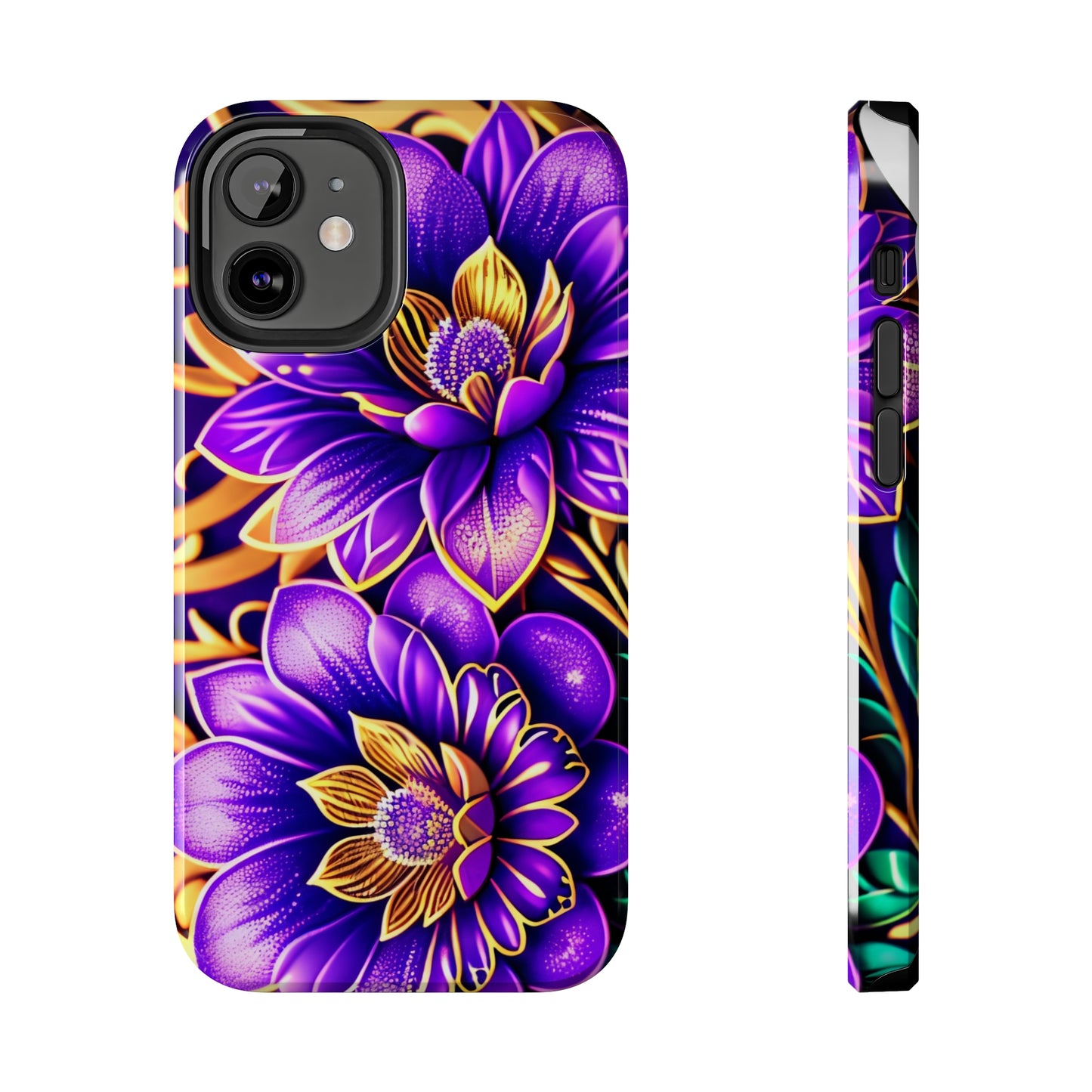 Tough Phone Cases: Fantasy Blossom Flowers