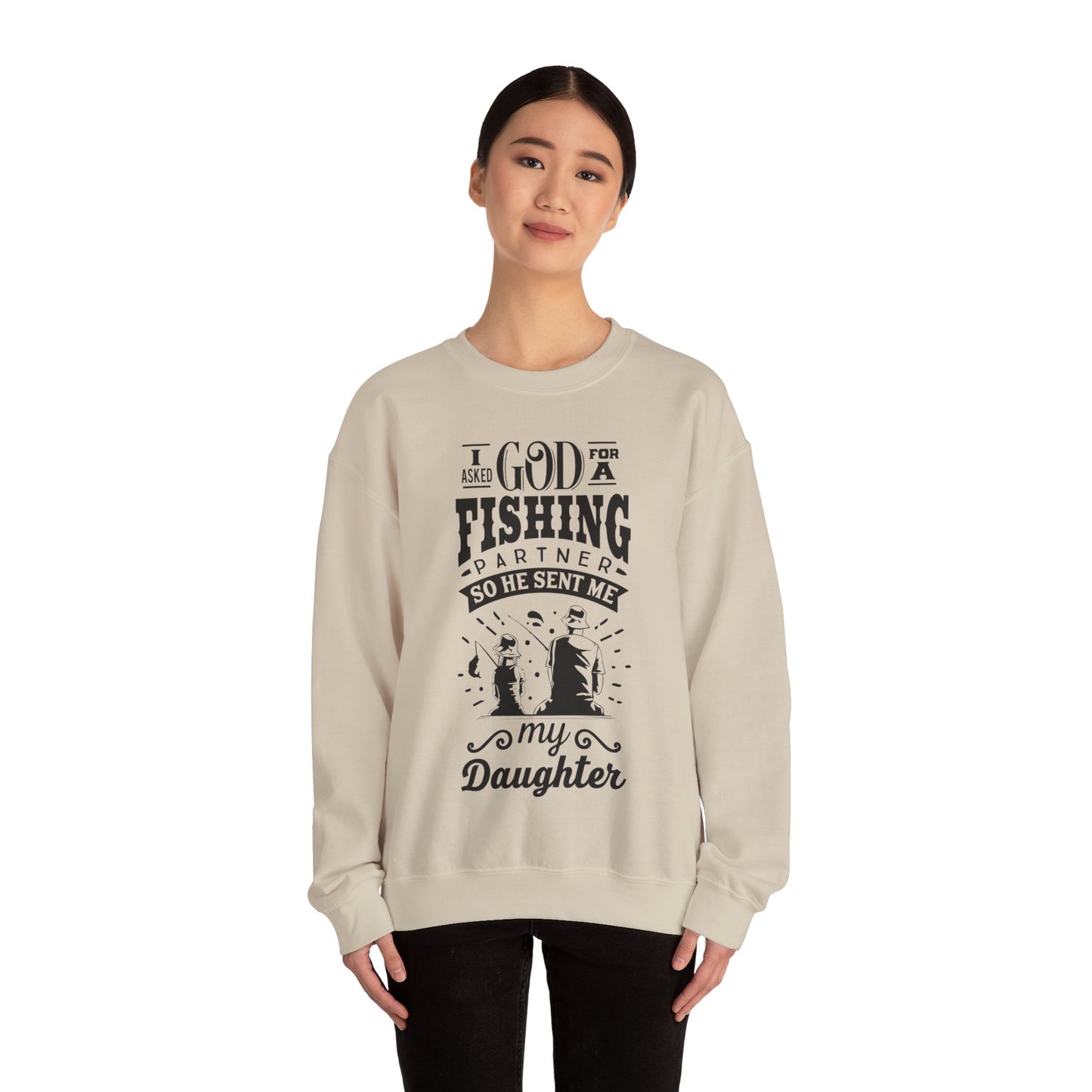 Father and daughter - Unisex Heavy Blend™ Crewneck Sweatshirt