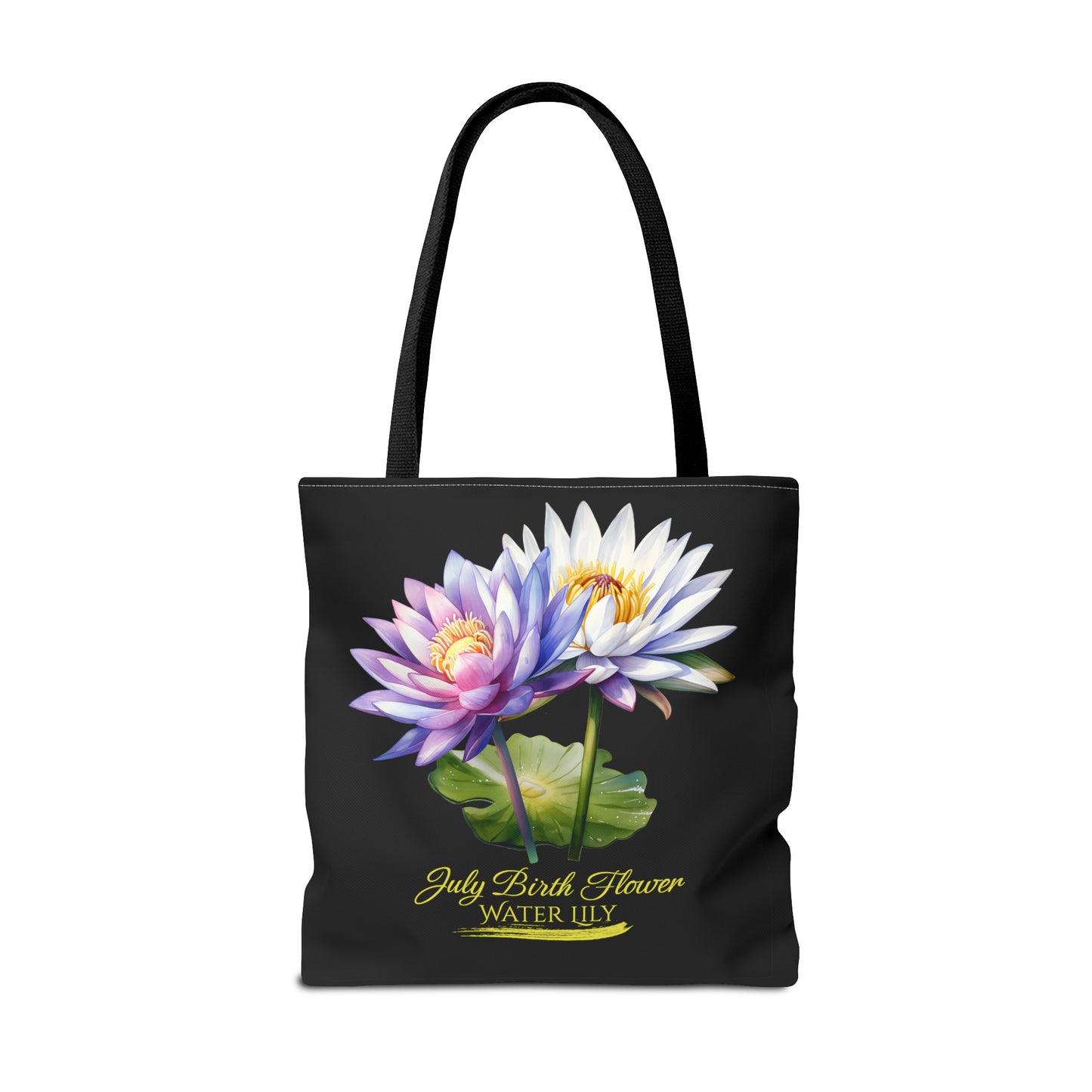 July Birth Flower: Water Lily - Tote Bag (AOP)