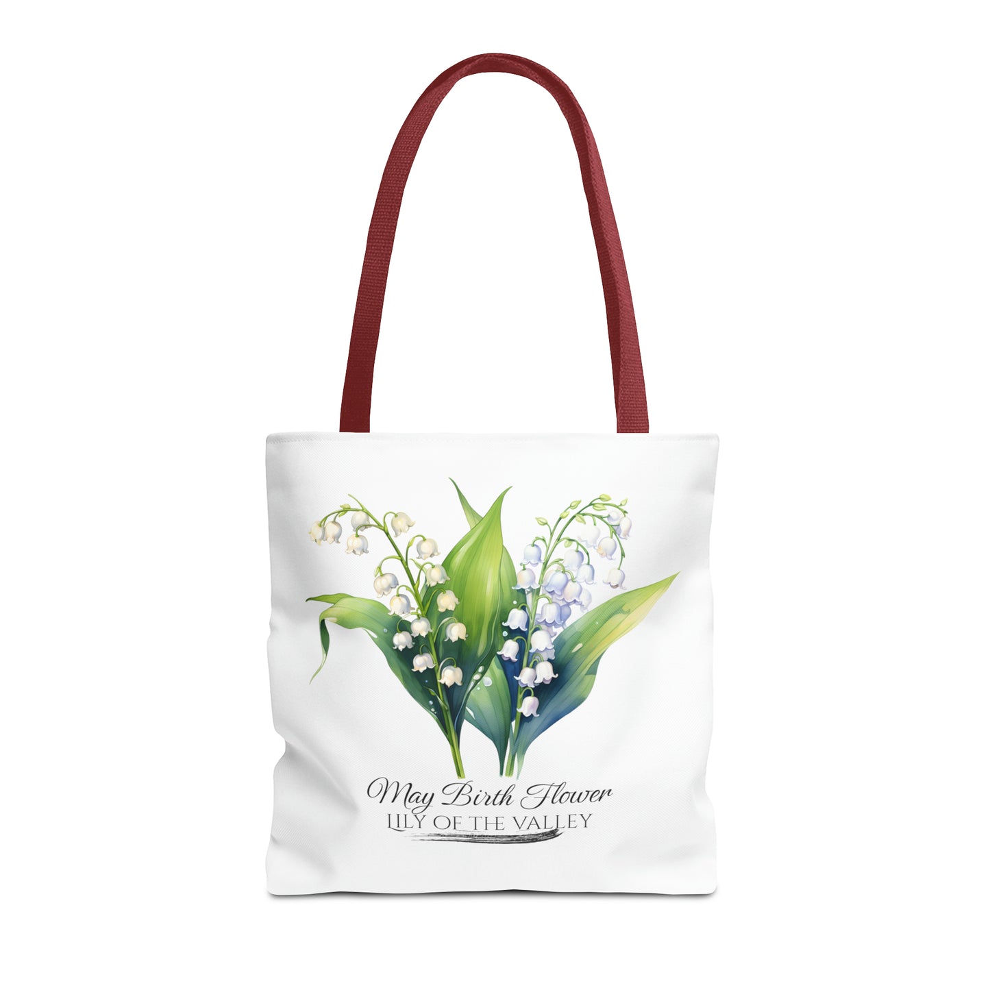 May Birth Flower: Lily of the valley - Tote Bag (AOP)