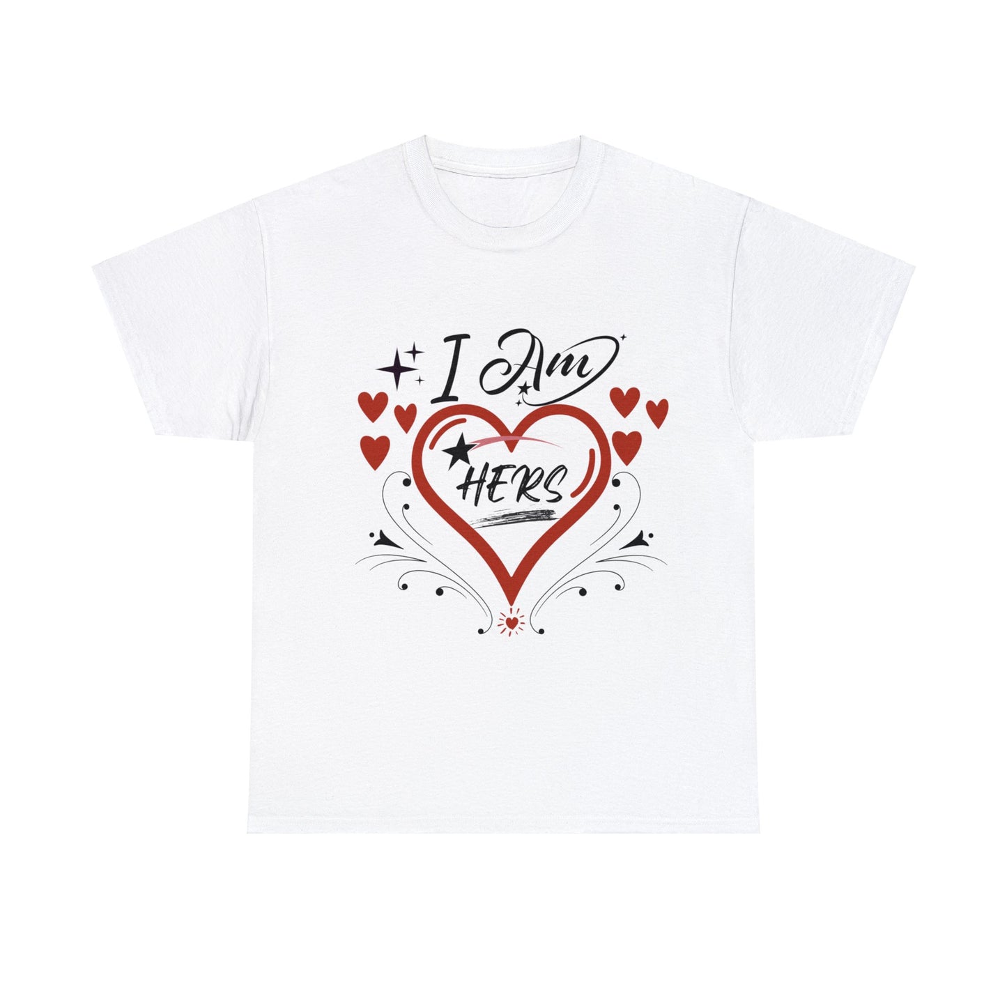 Valentine: I Am Hers1 - Unisex Heavy Cotton Tee