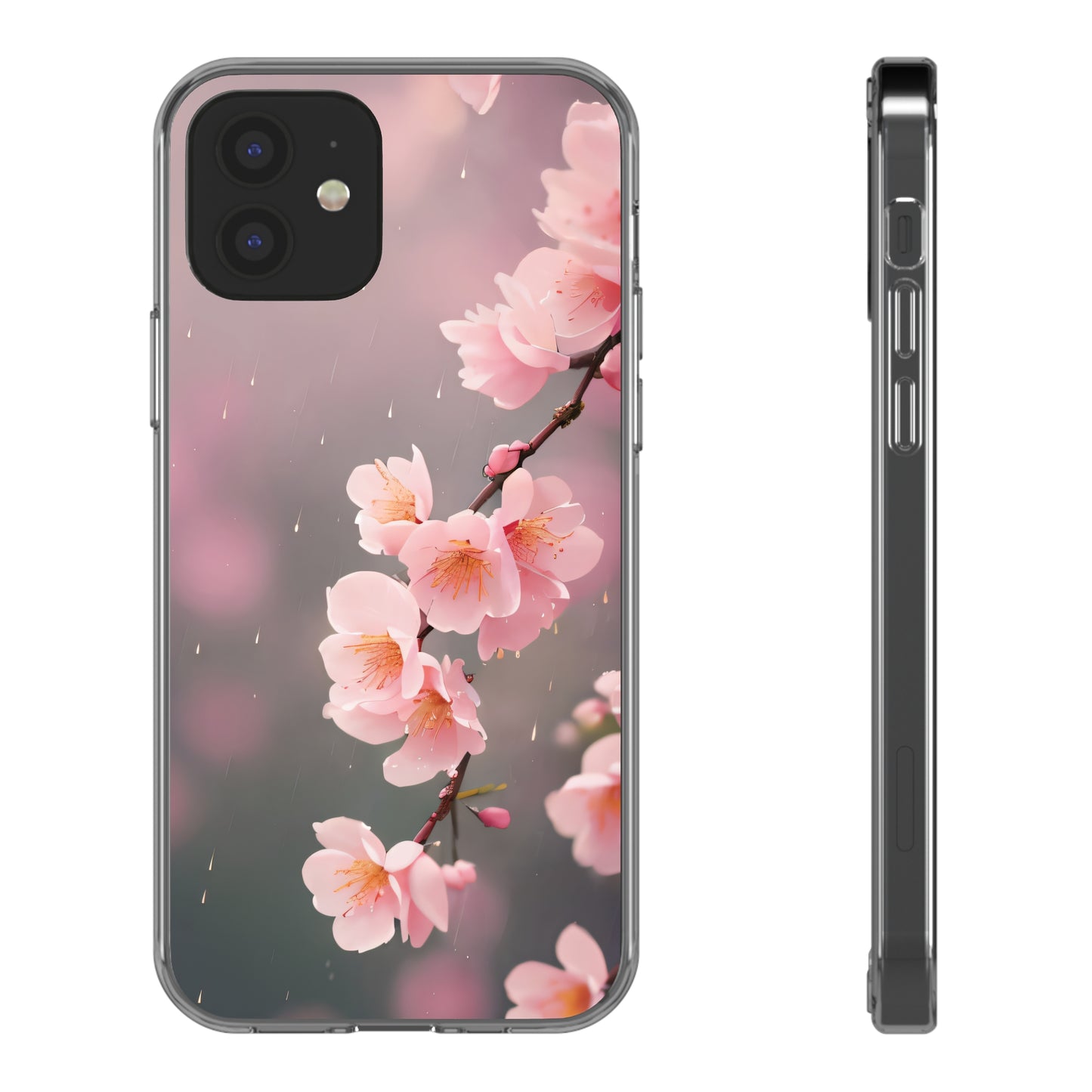 Clear Phone Cases: Blossom Flower