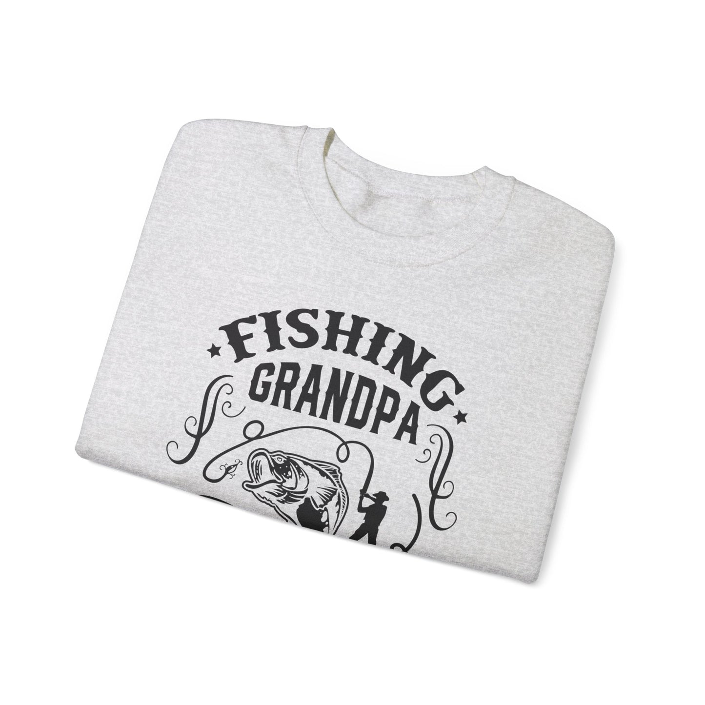 Fishing Grandpa - Unisex Heavy Blend™ Crewneck Sweatshirt