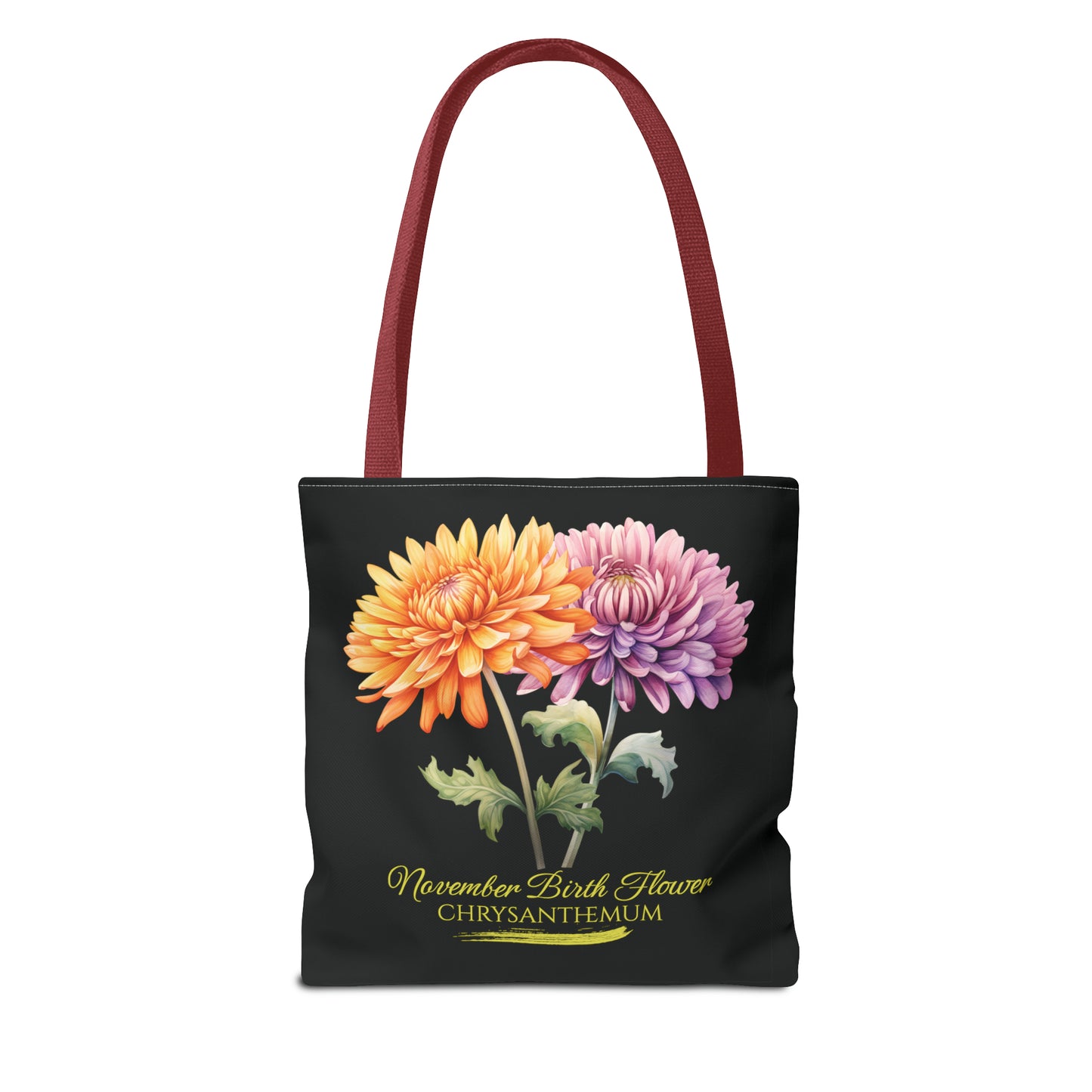 November Birth Flower: Chrysanthemum - Tote Bag (AOP)