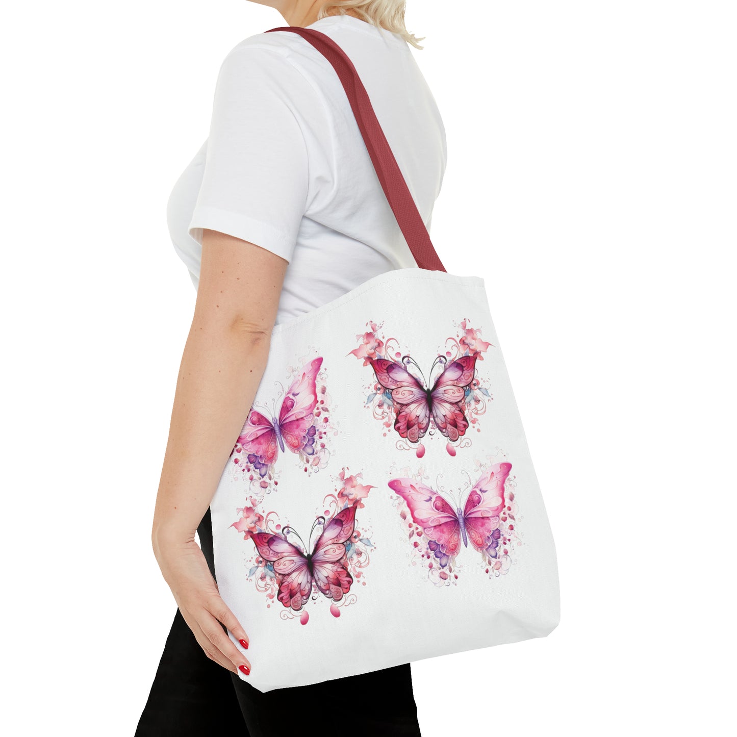 Pink Butterfly - Tote Bag (AOP)