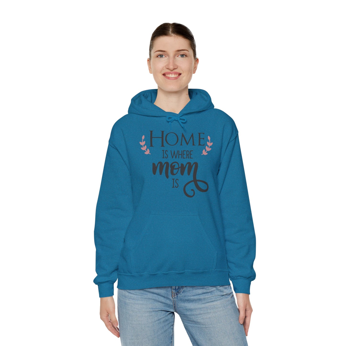 Home is where mom is - Unisex Heavy Blend™ Hooded Sweatshirt