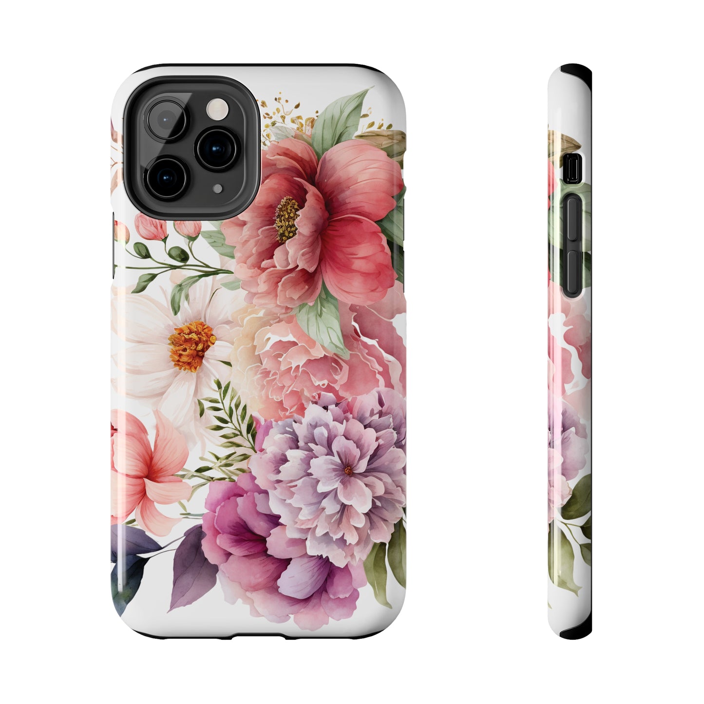 Tough Phone Cases: Watercolor Flower